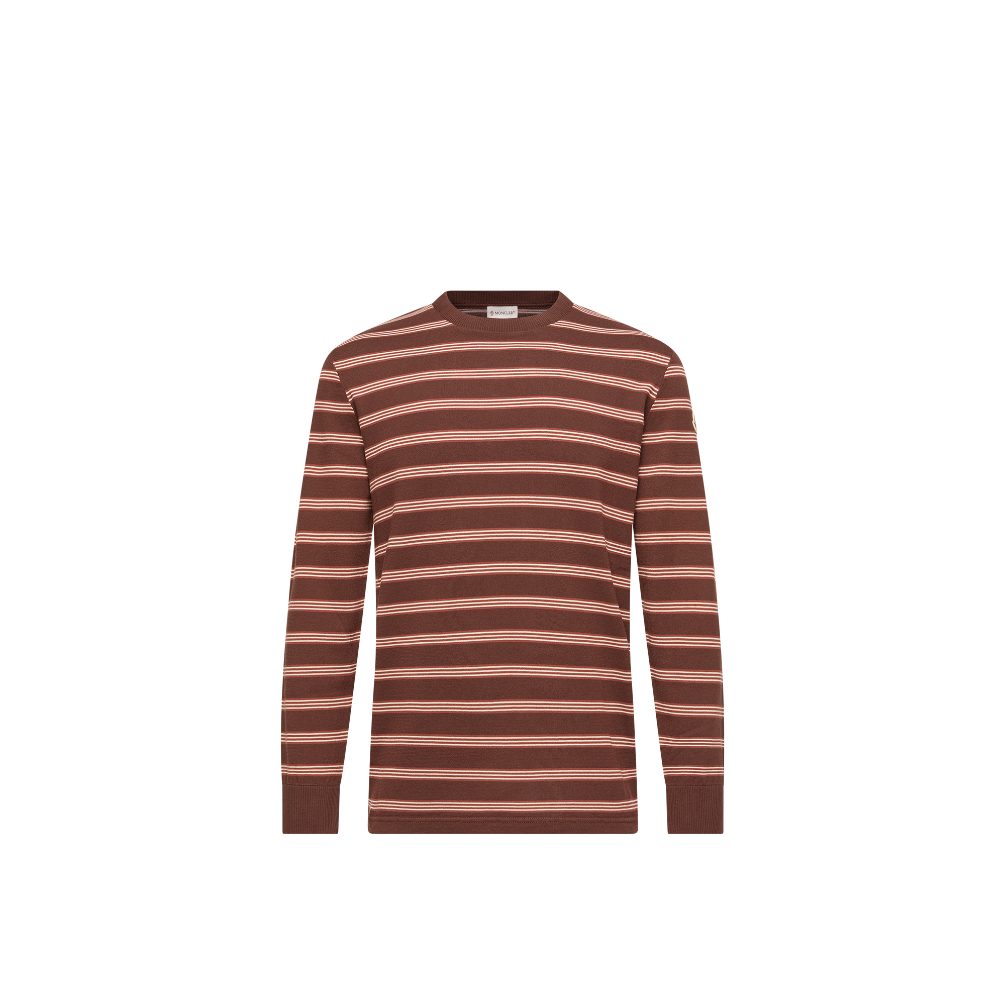 Moncler   Striped Cotton Sweatshirt for Men, Size: L