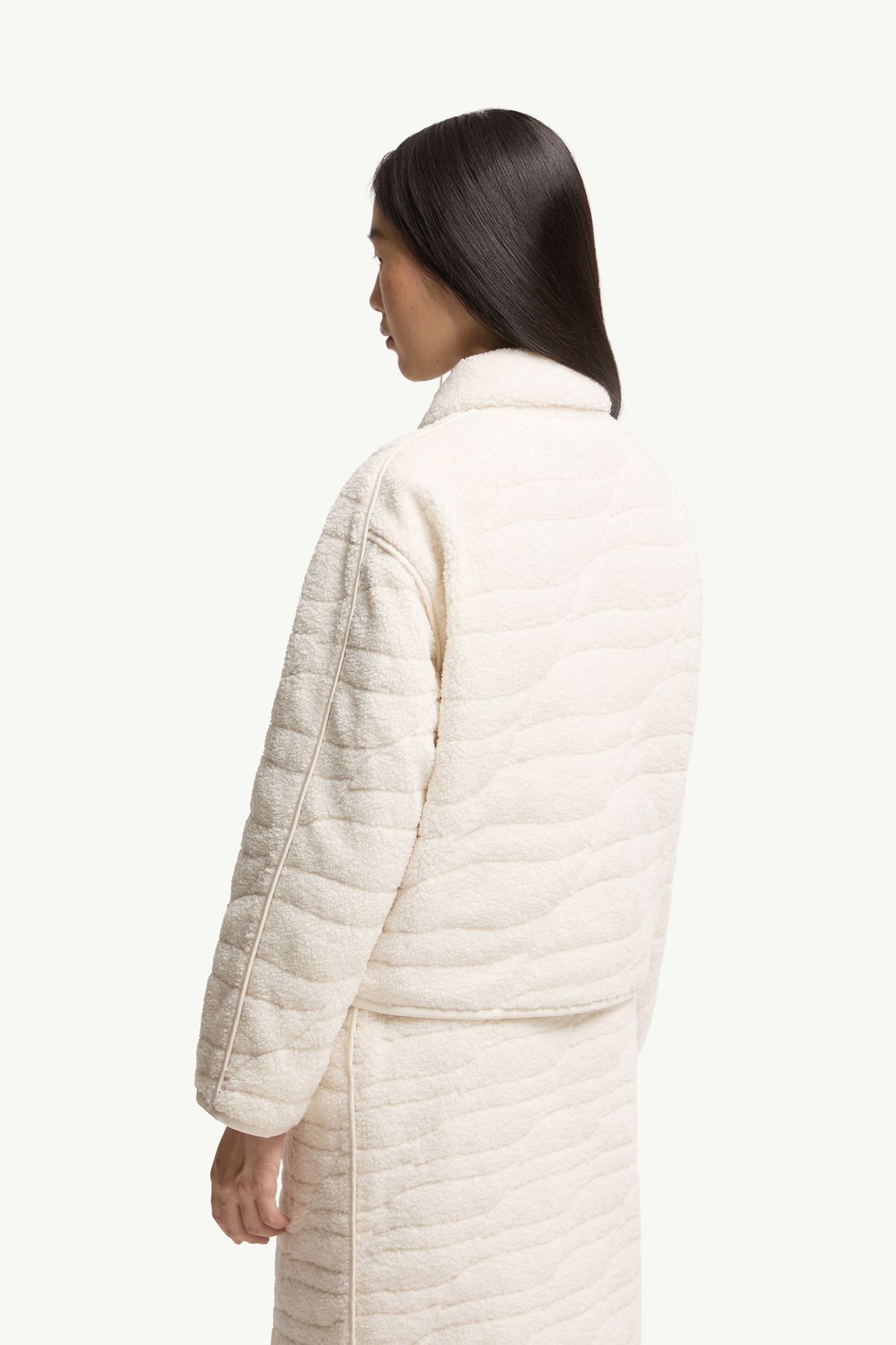 Veste matelassée Tienma en teddy Femmes Blanc Ivoire Moncler 4