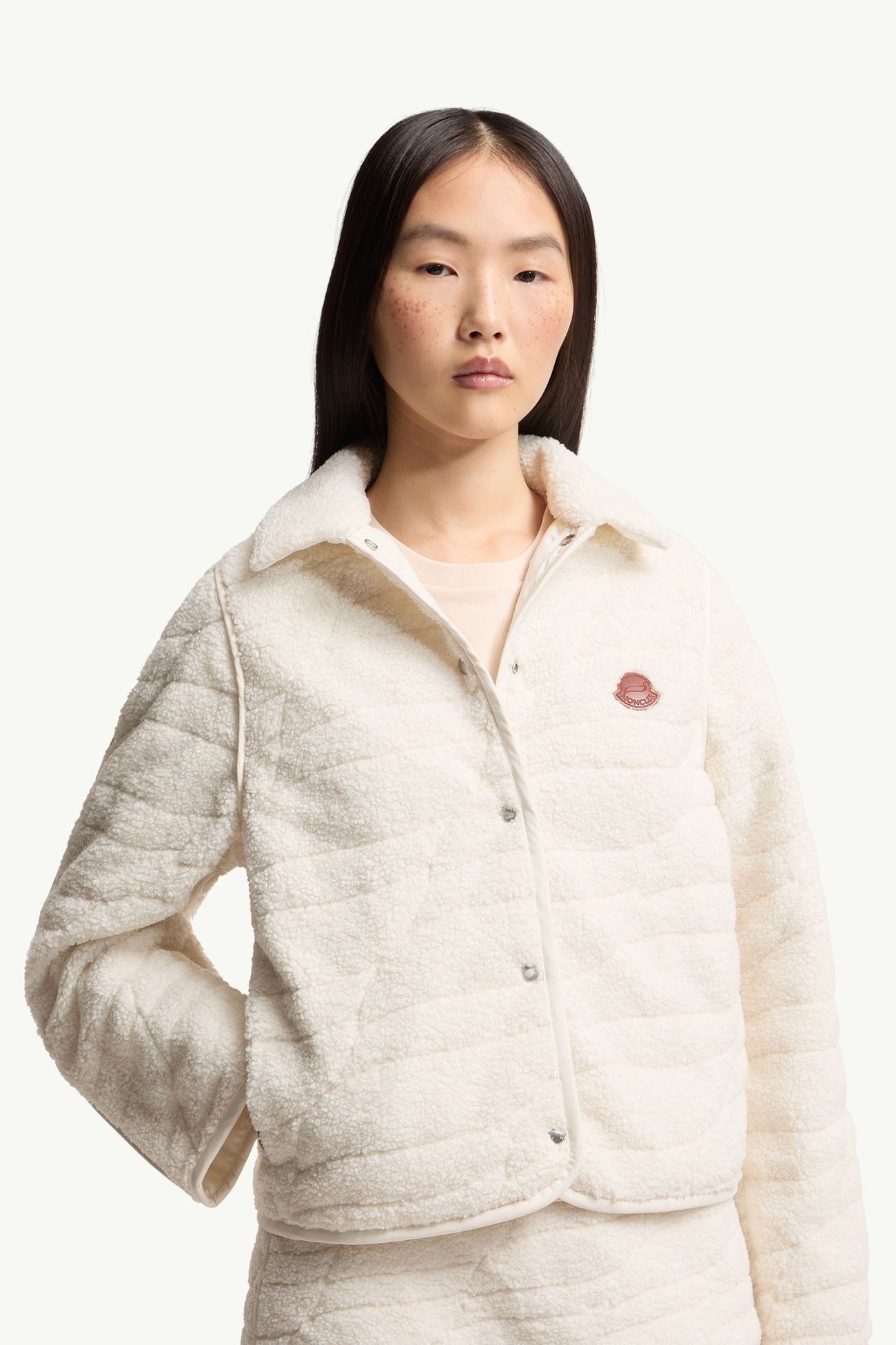 Tienma泰迪布夾層外套 女士 象牙白色 Moncler 5