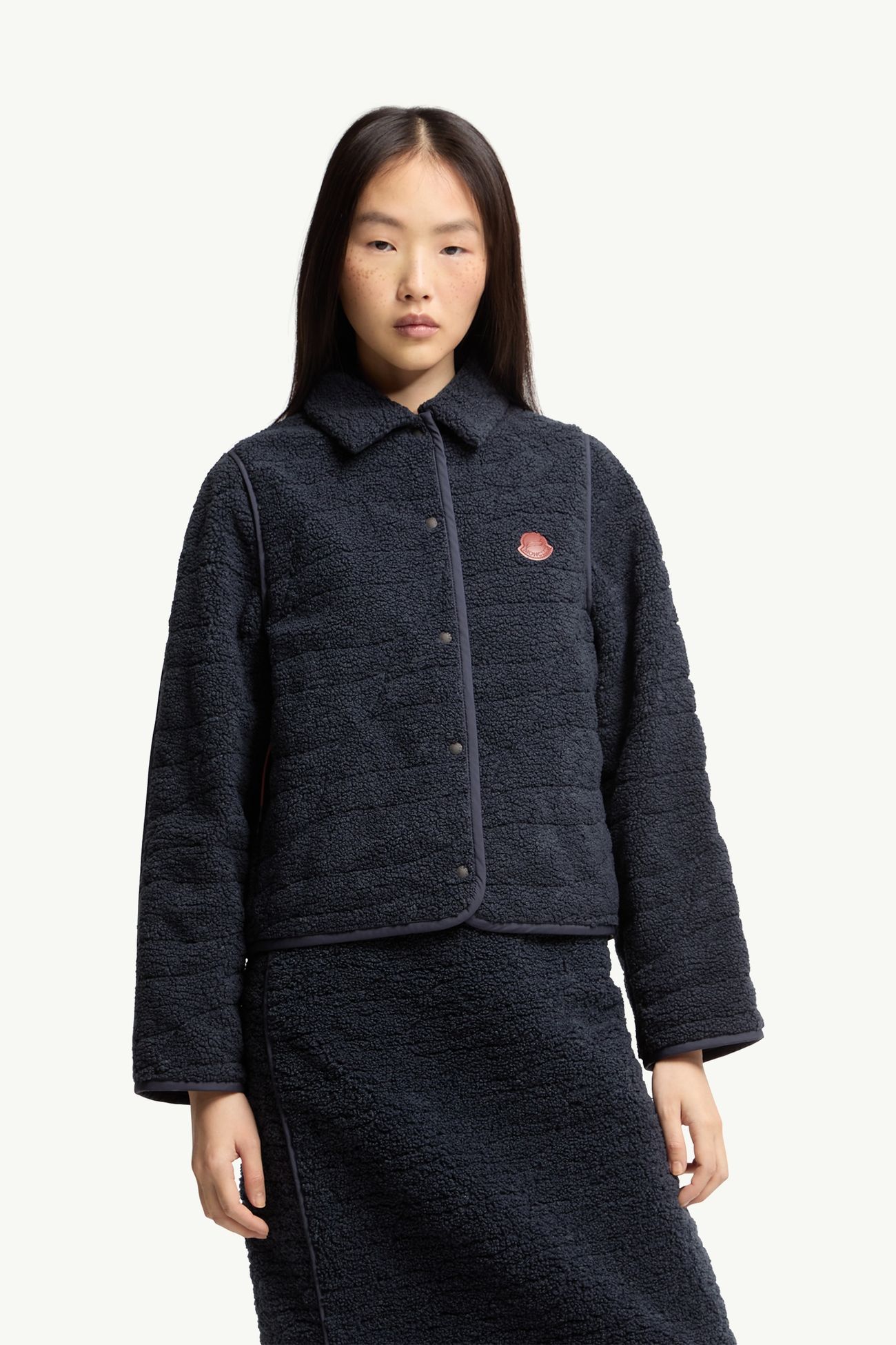Tienma女士泰迪绒风格加衬夹克外套 女士 海军蓝色 Moncler 3