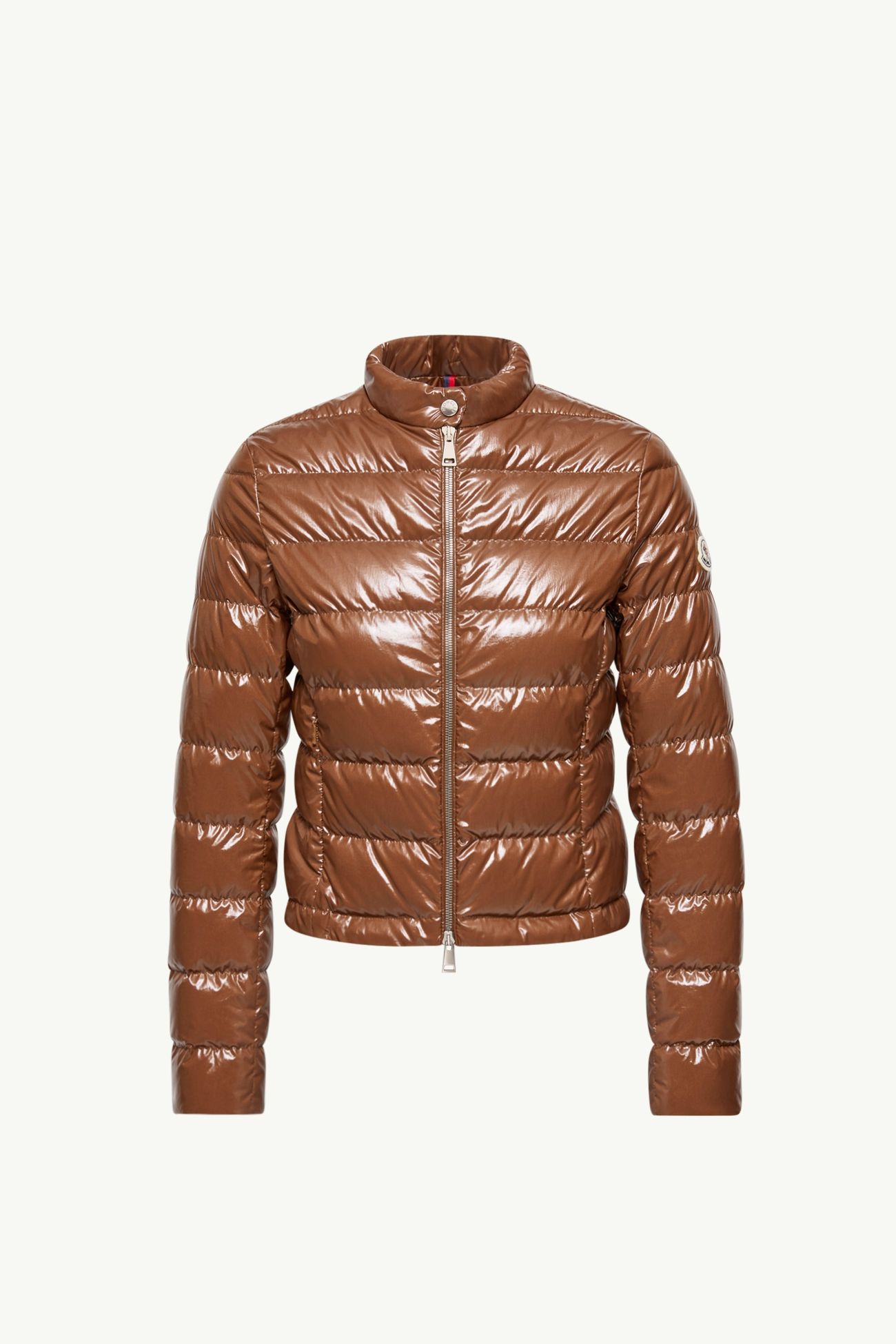 Papillon Short Down Jacket Women Brown Moncler 2
