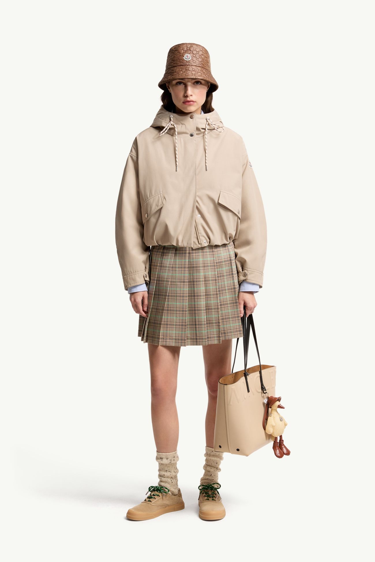 Eucalyptus ショートダウンジャケット レディース ベージュ Moncler 0