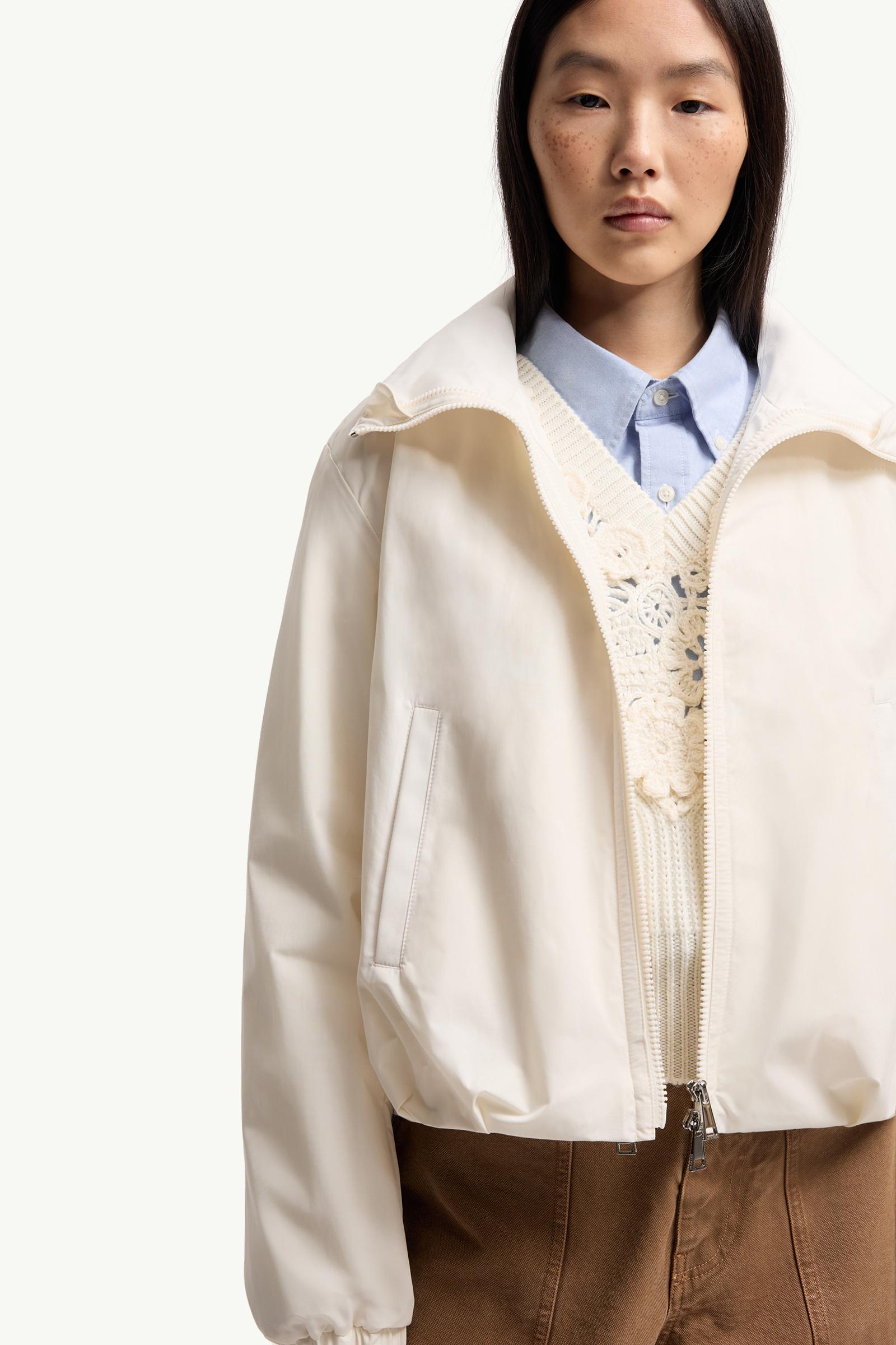 White Pervenche 3-in-1 Short Down Jacket - Short Down Jackets for