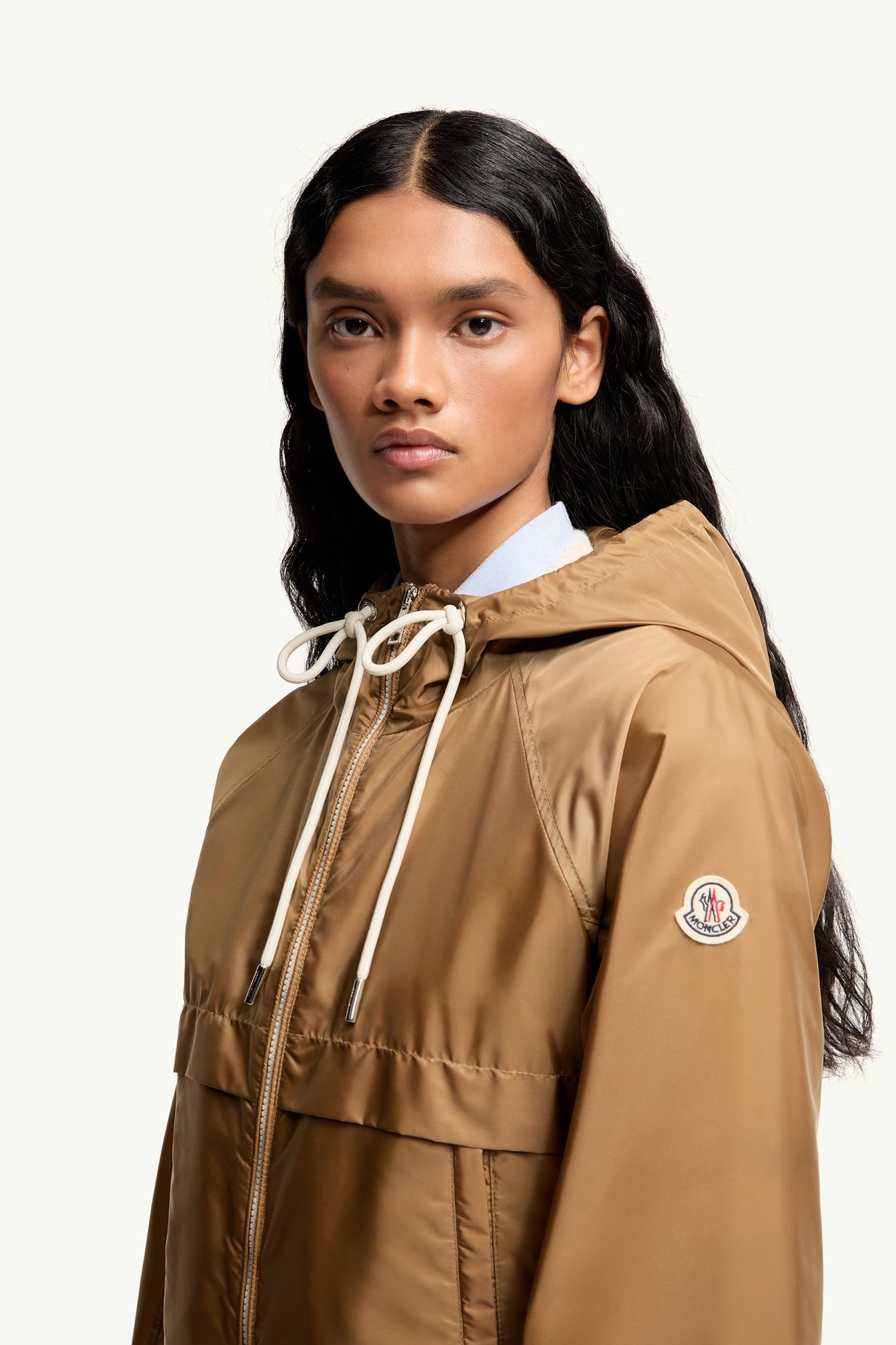 Coquelicot Kapuzenjacke Damen Camel-Beige Moncler 1