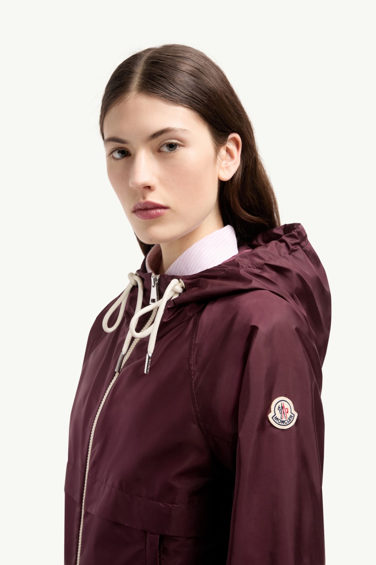 Coquelicot 후드 재킷 여성 보르도 Moncler 1