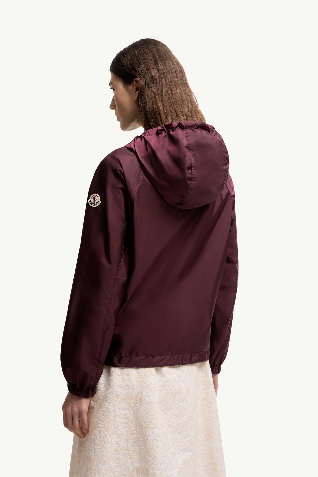 Veste à capuche Coquelicot Femmes Bordeaux Moncler 4