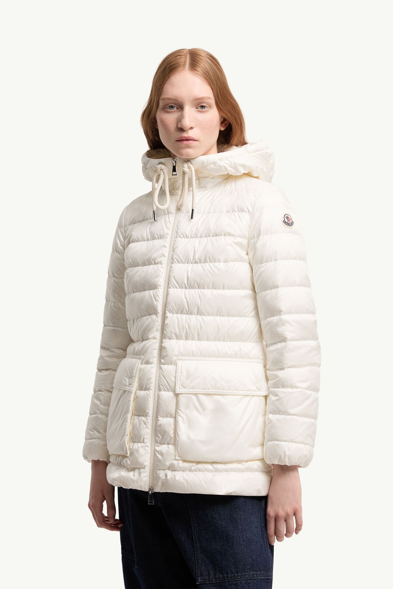Plumífero corto Jasmin Mujer Blanco Moncler 3