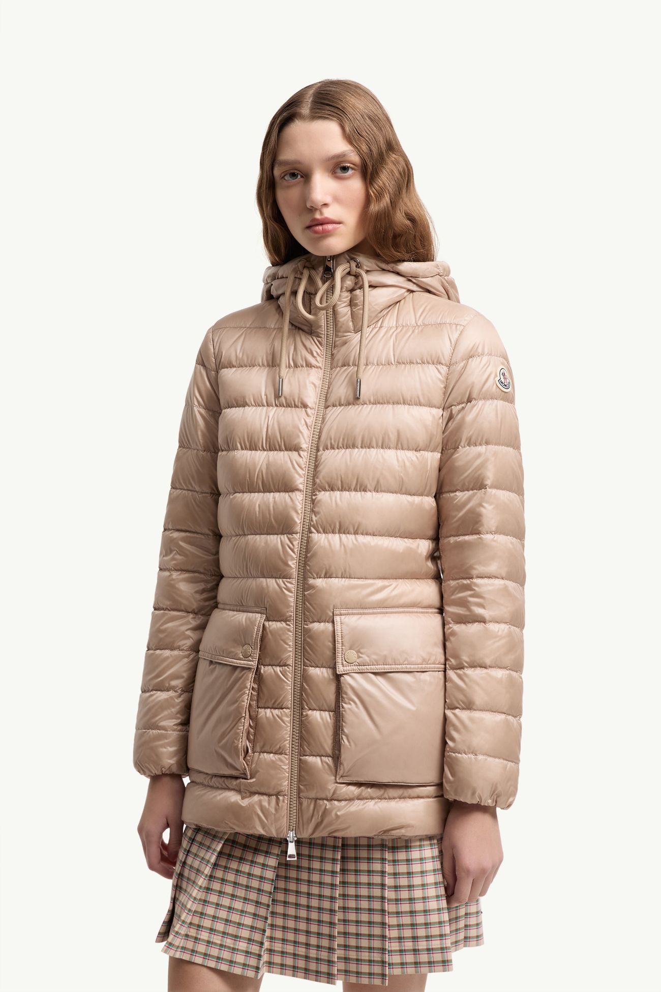 Doudoune courte Jasmin Femmes Beige Clair Moncler 3