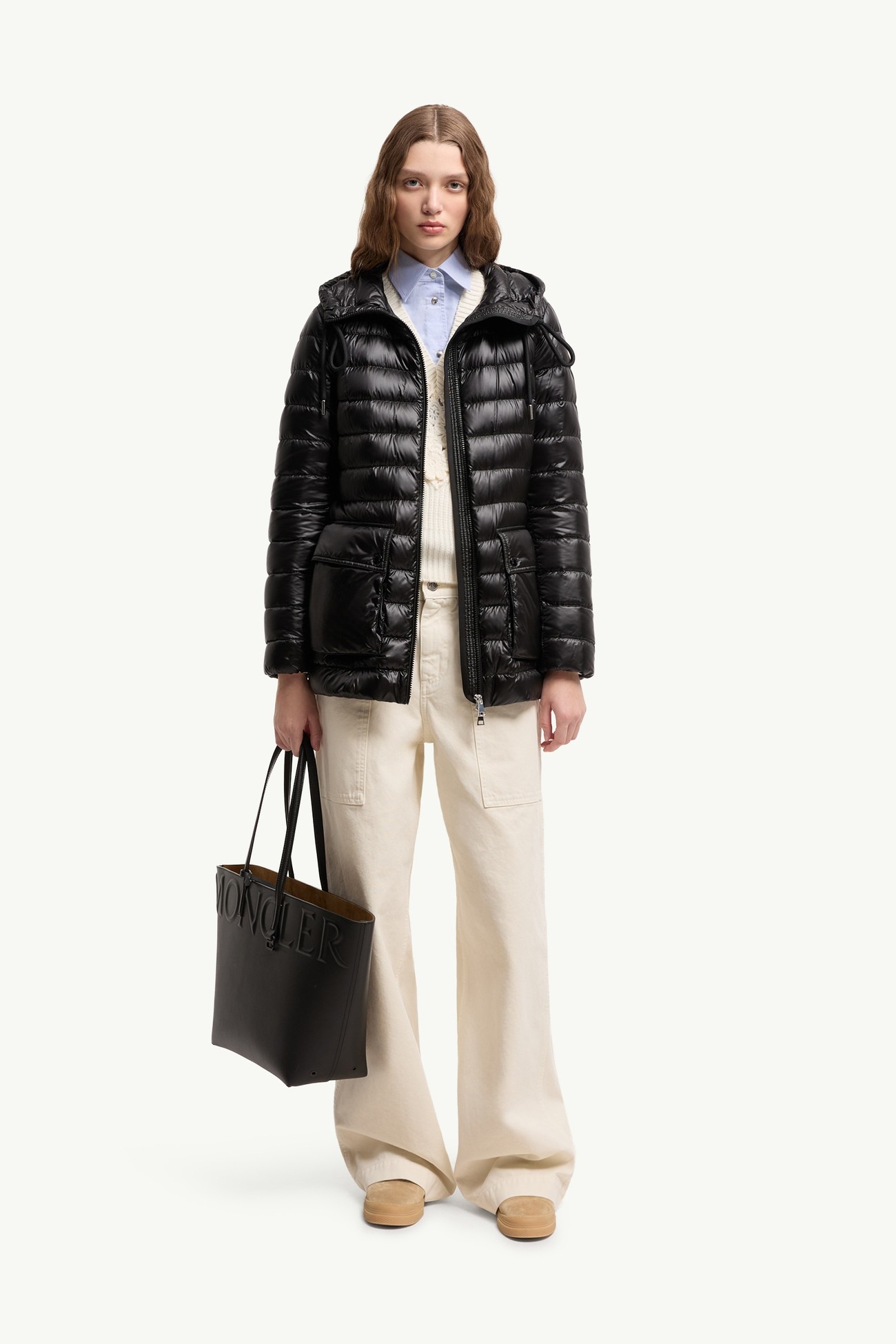 Jasmin Short Down Jacket Women Black Moncler 0