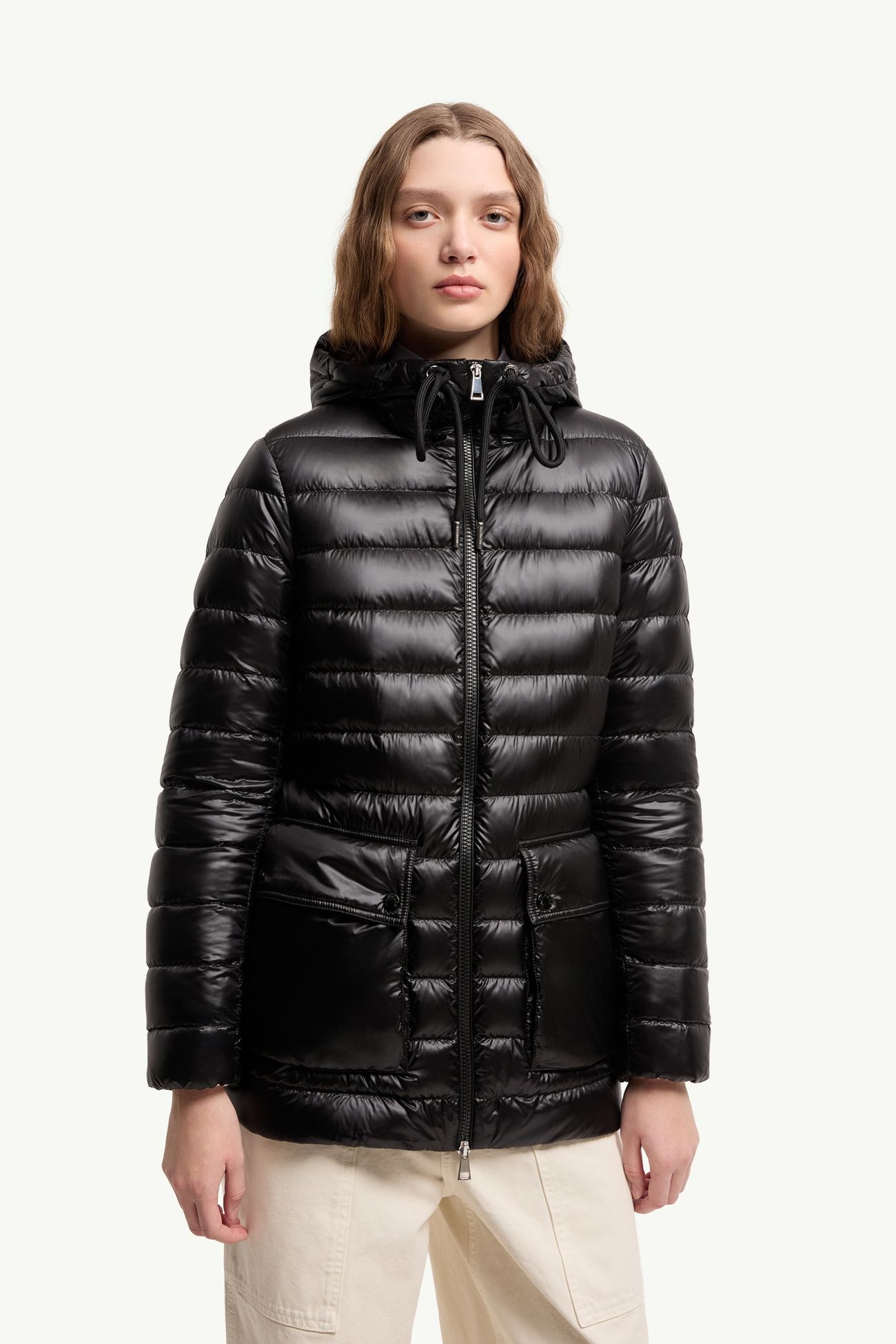 Plumífero corto Jasmin Mujer Negro Moncler 3