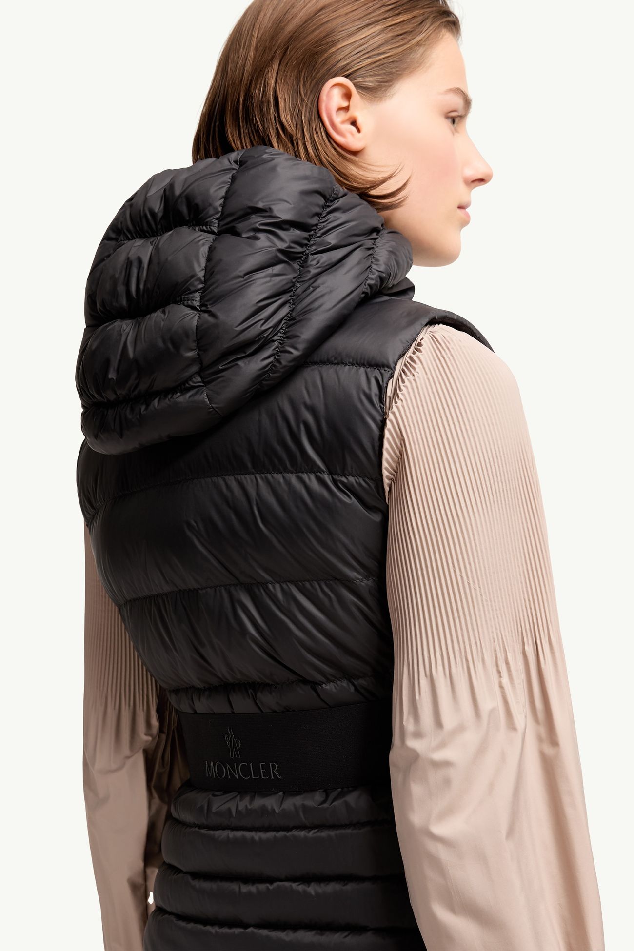 Doudoune sans manches à capuche Melia Femmes Noir Moncler 5