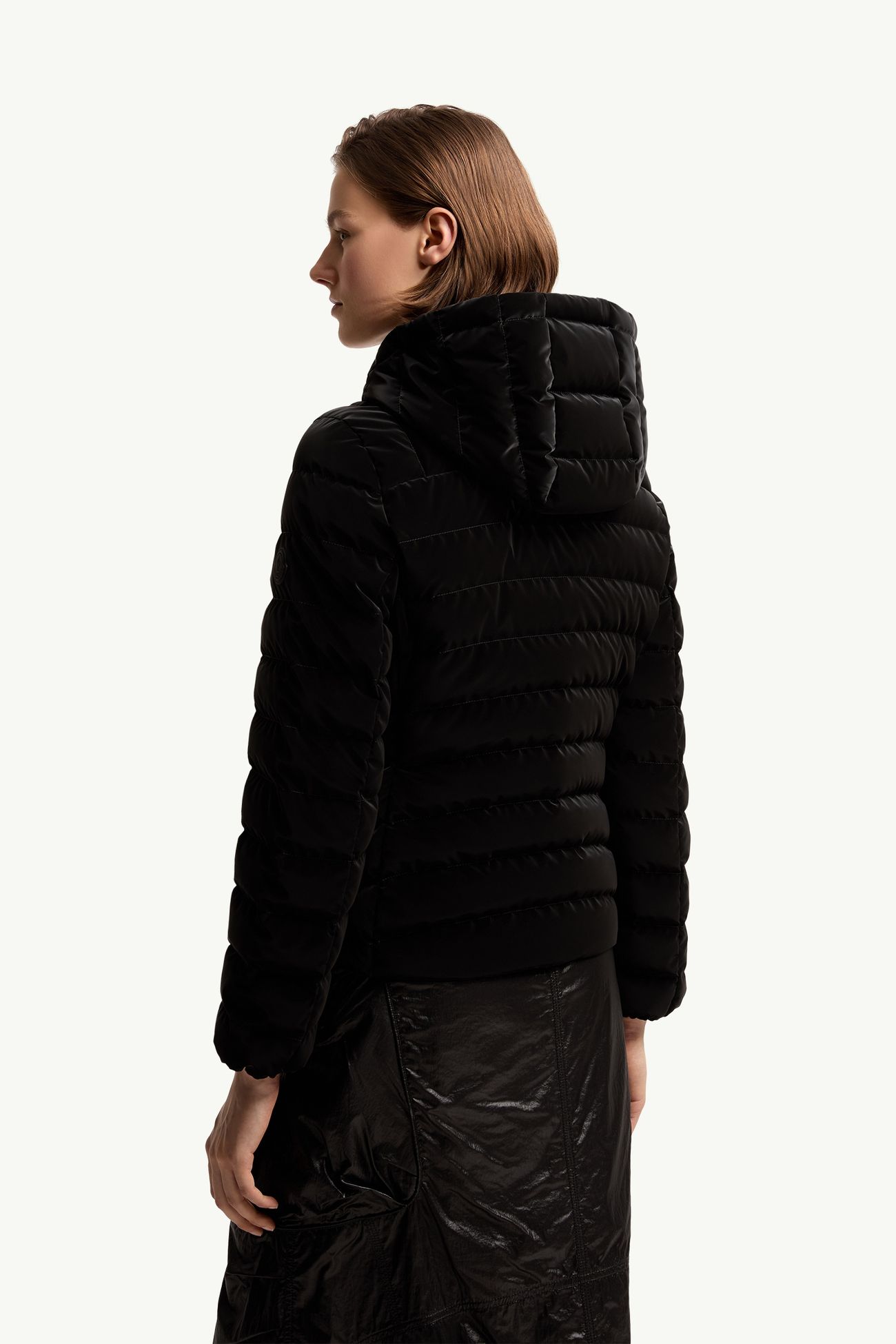 Doudoune courte Ă capuche TrĂšfle Femmes Noir Moncler 4