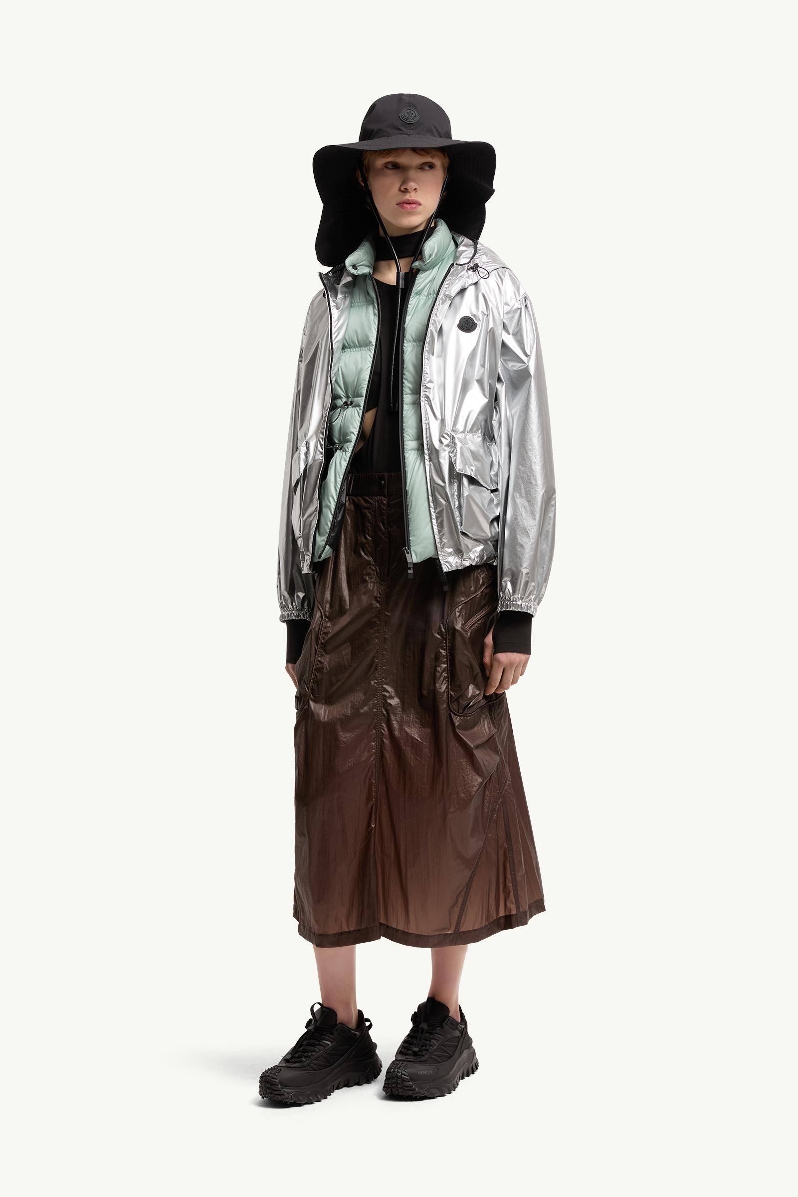 Ylang Hooded Metallic Jacket