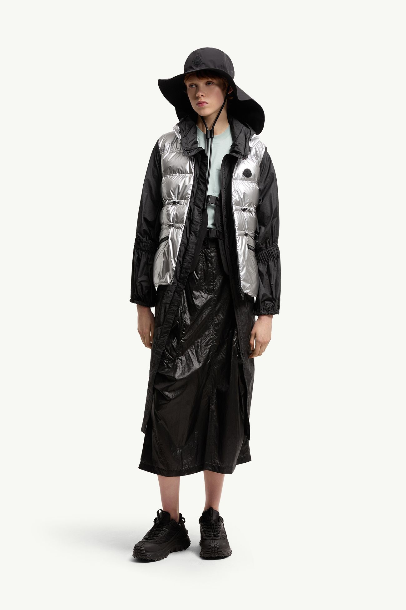 Pin女士羽绒马甲 女士 银色 Moncler 0