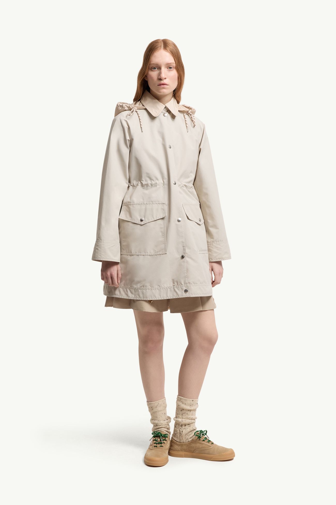 Doudoune longue 3-en-1 à capuche Begonia Femmes Beige Clair Moncler 3