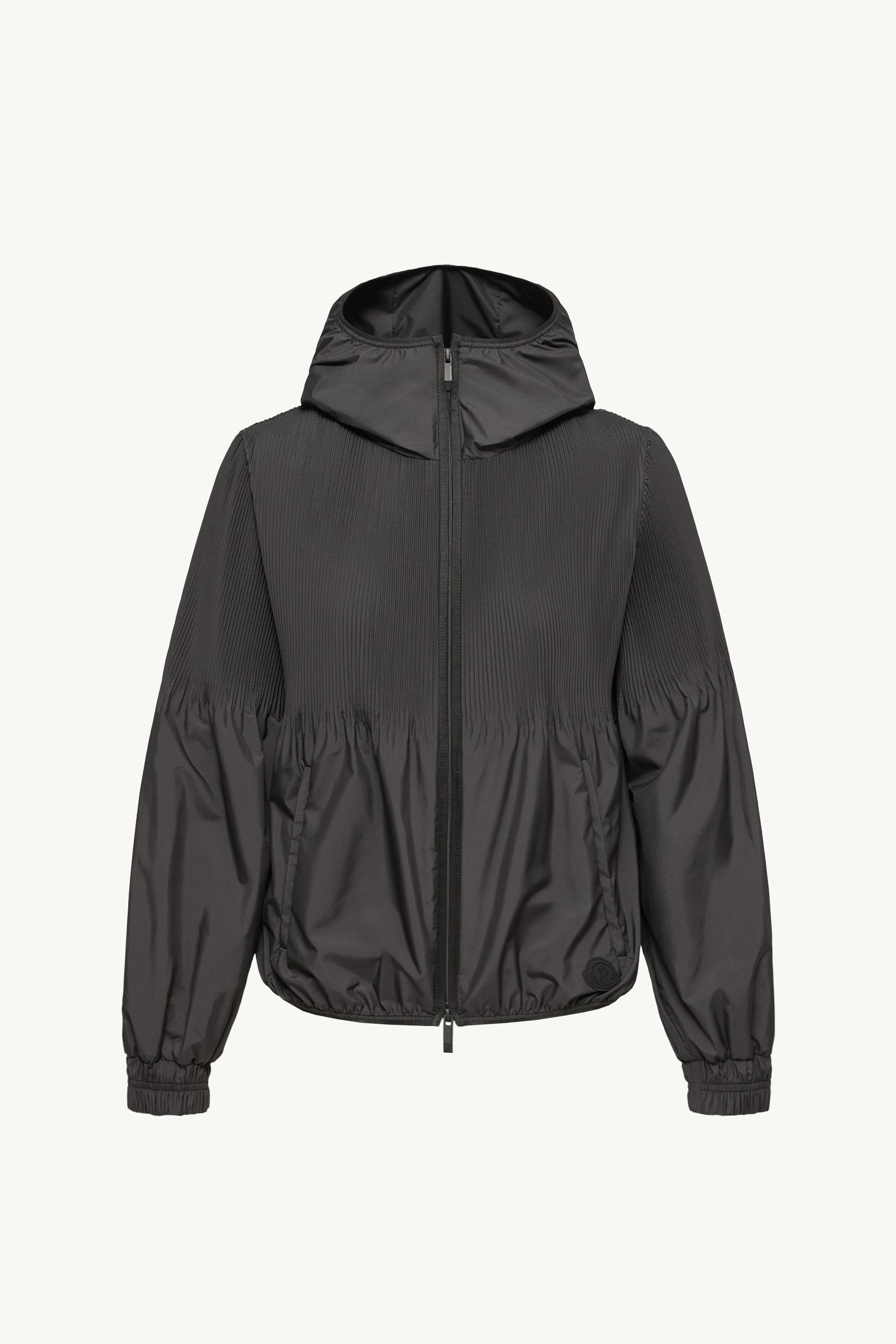 Anemone褶飾連帽外套 女士 黑色 Moncler