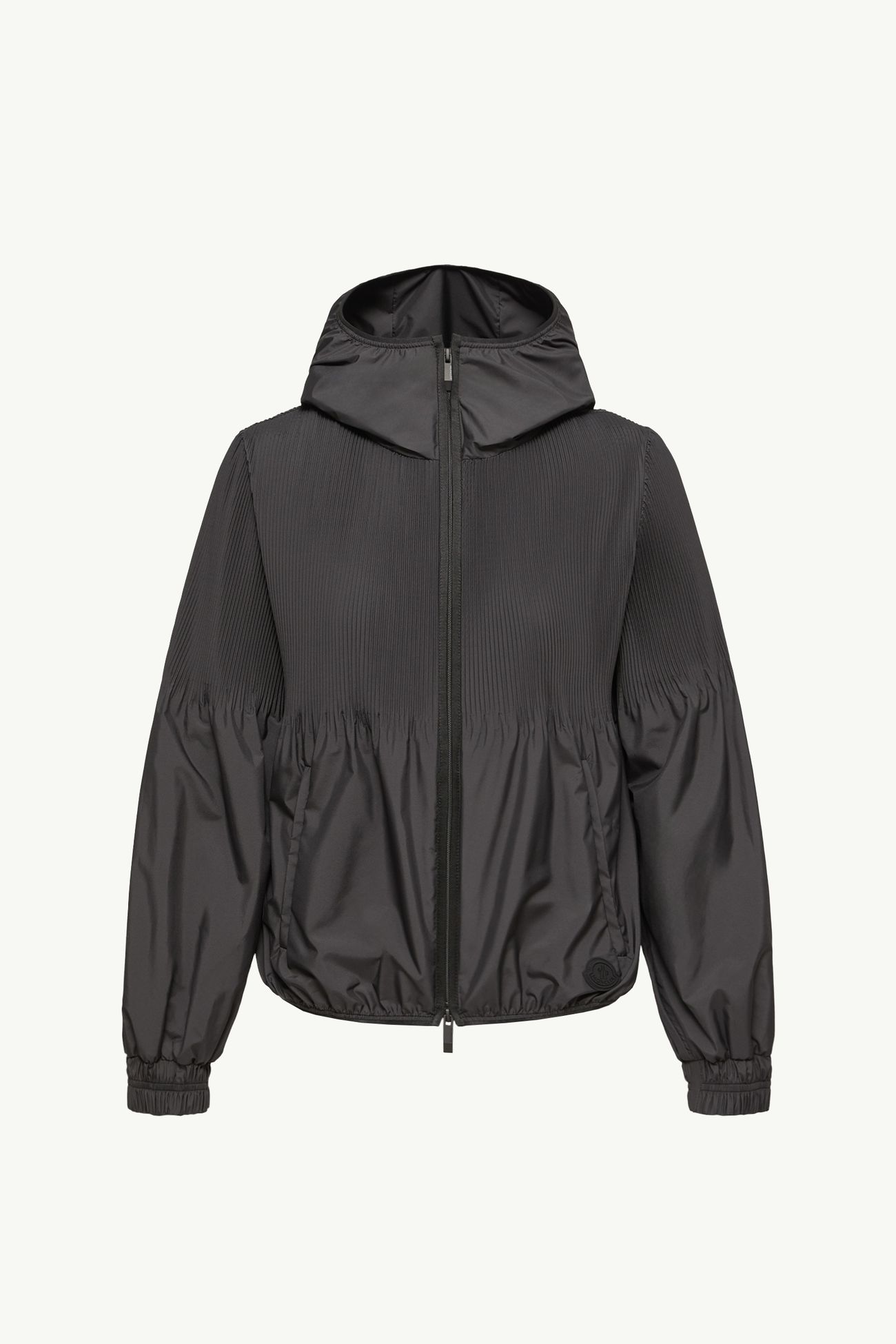 Chaqueta plisada con capucha Anemone Mujer Negro Moncler 2