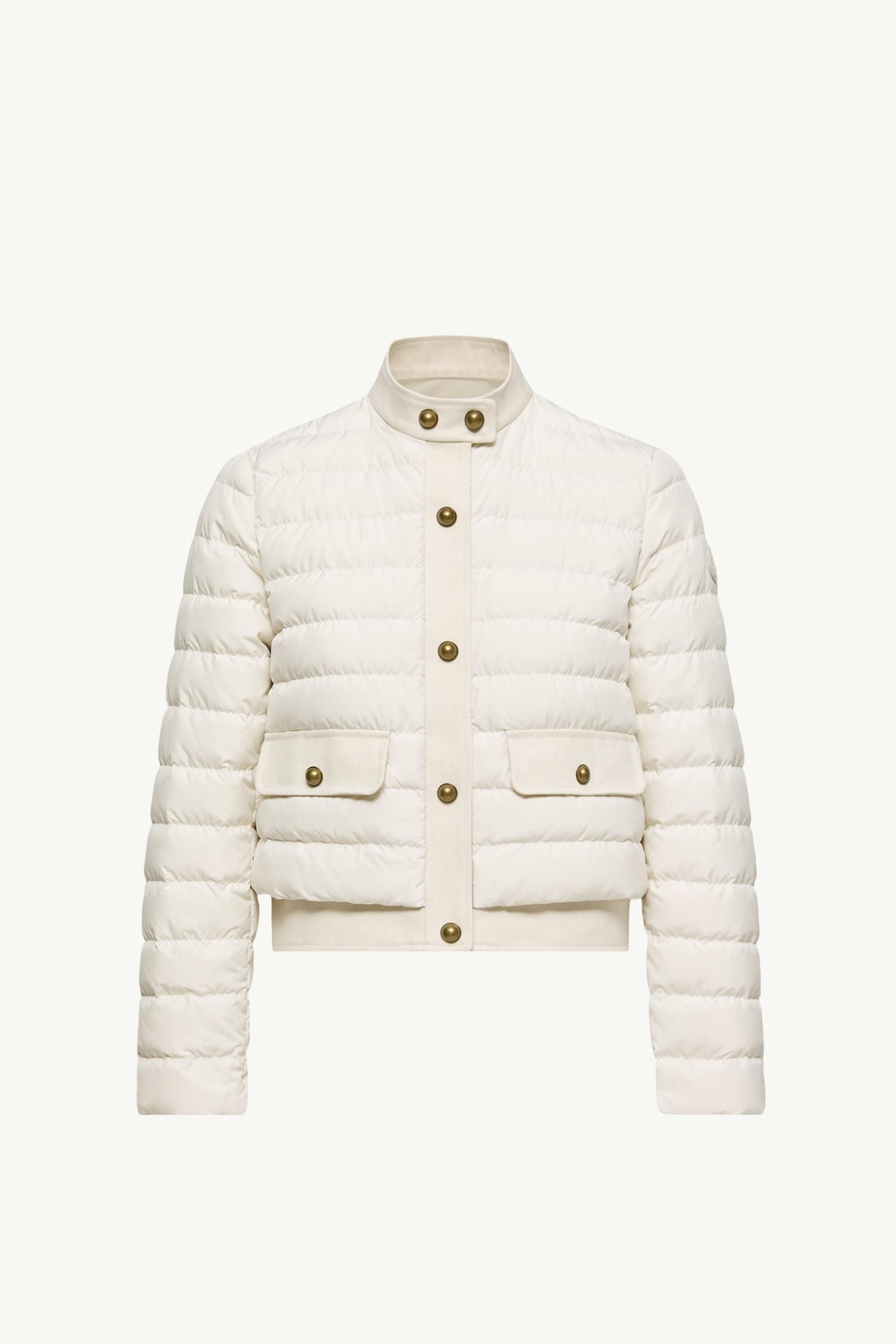 Moncler ホワイト ジャケット ホワイト Juju ショートダウンジャケット : ショートダウンジャケット