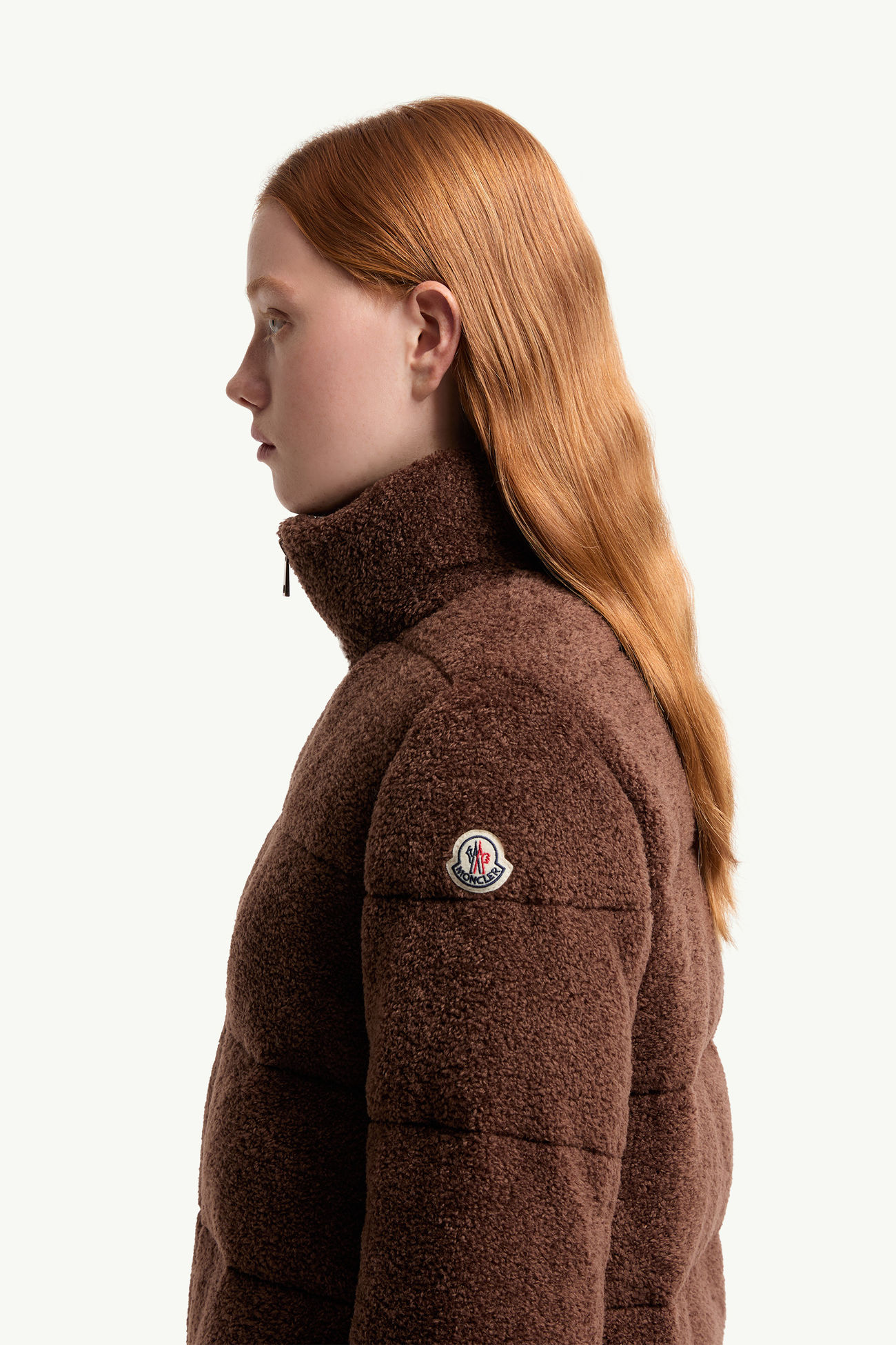 Cedre ショートダウンジャケット レディース ブラウン Moncler 1