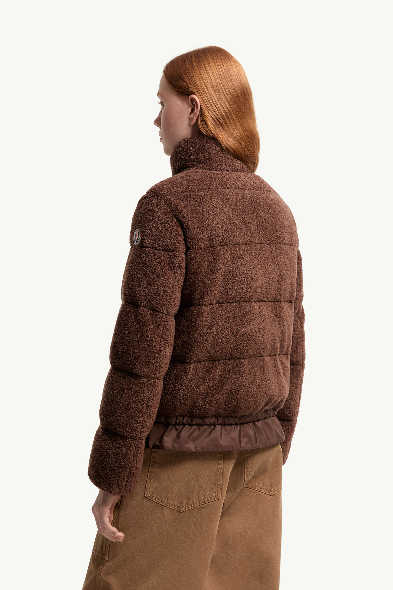 Cedre女士泰迪绒风格短款羽绒夹克外套 女士 棕色 Moncler 4