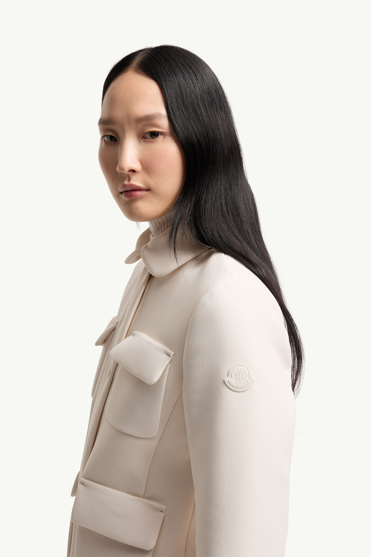 Guimauve羽絨恤衫式外套 女士 象牙白色 Moncler 1