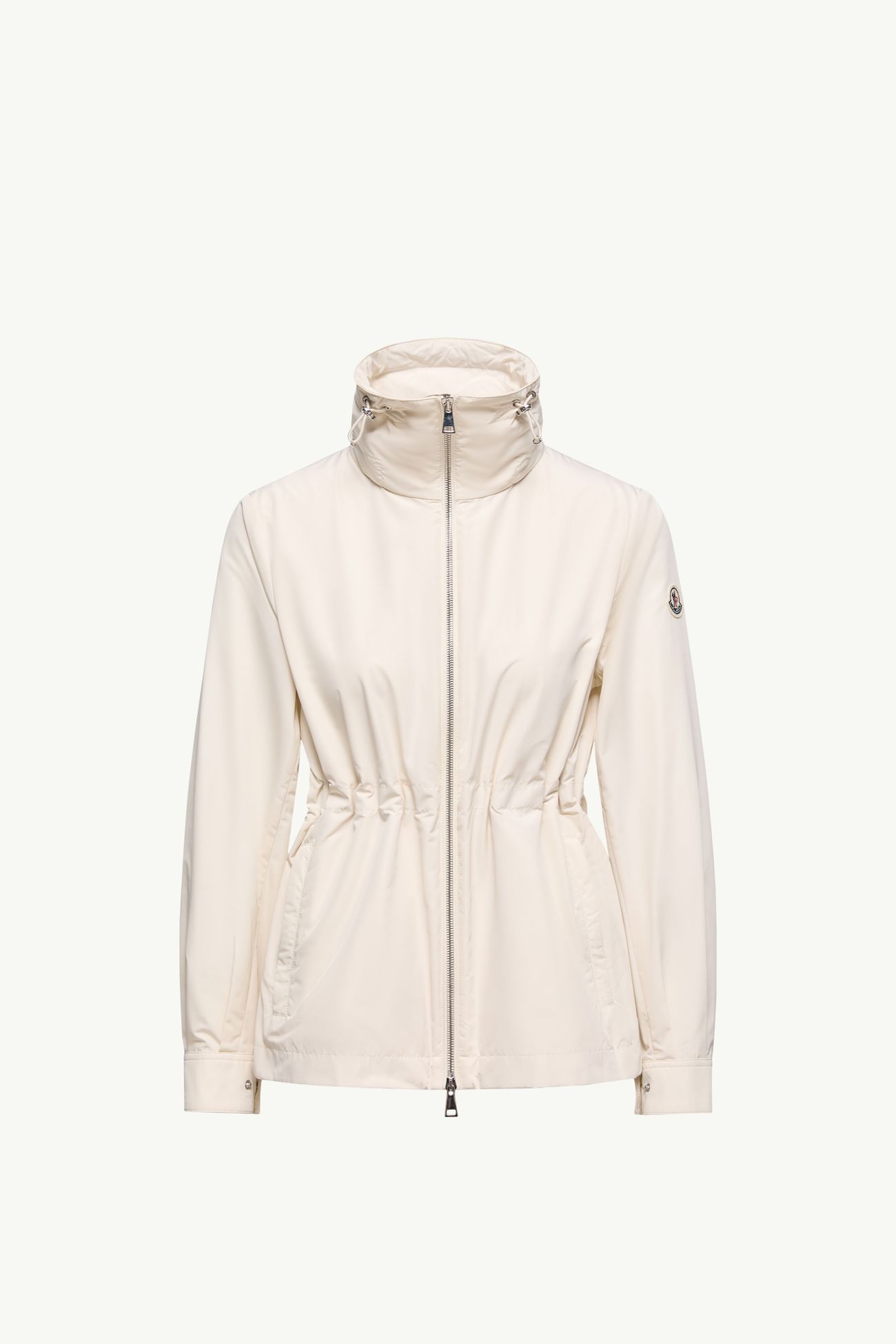 Enette Hooded Short Parka Women White Moncler 2