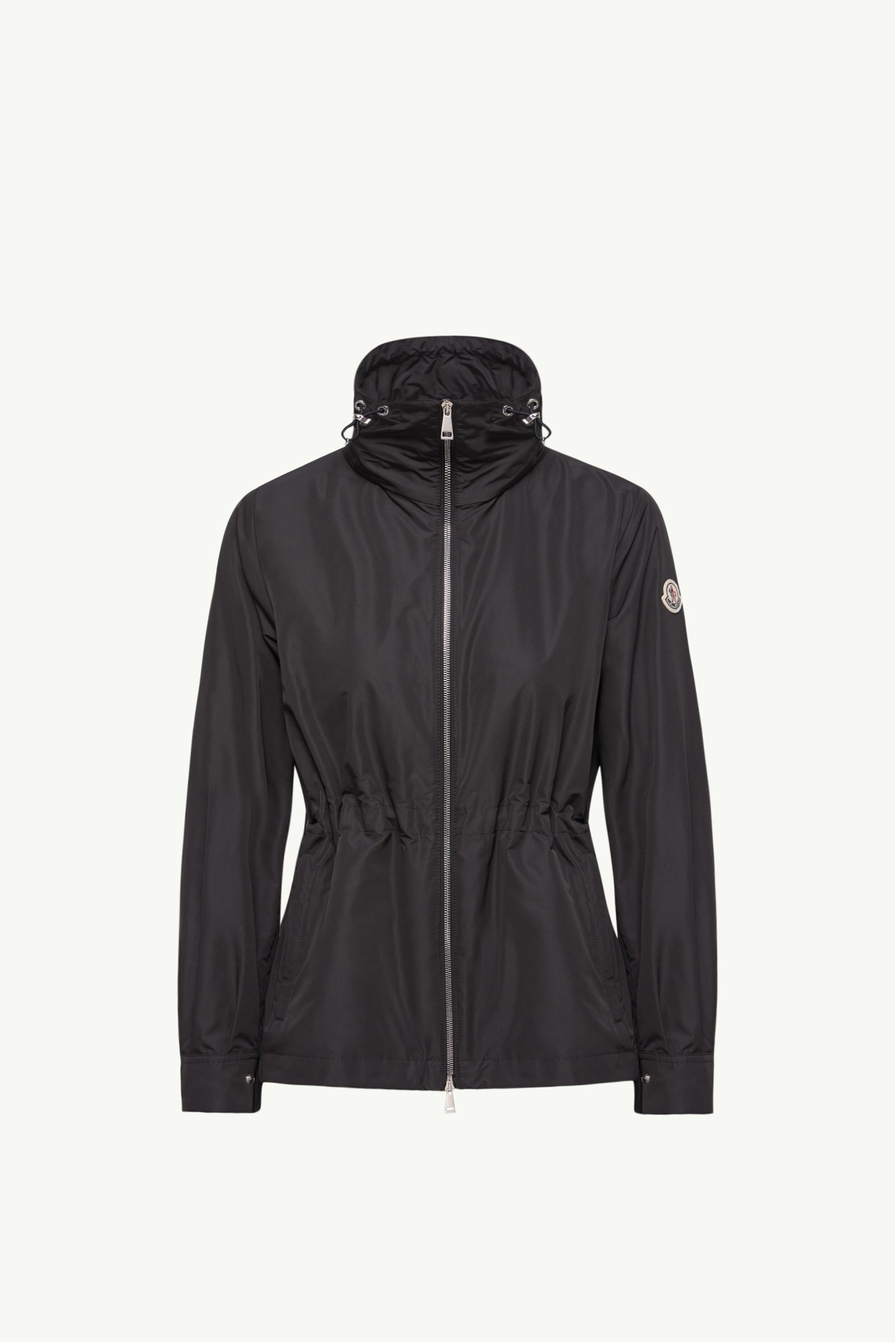 Enette Hooded Short Parka Jacket Women Black Moncler 2
