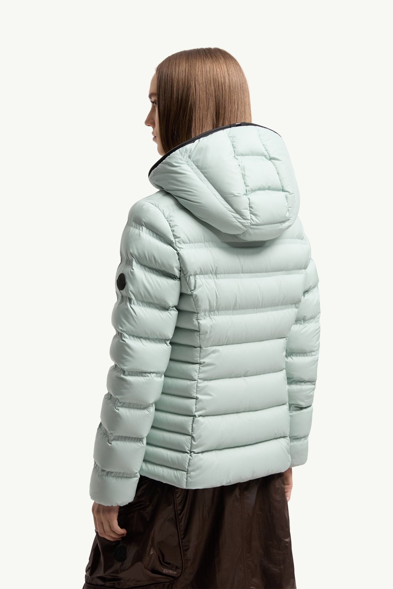 Alete女士连帽短款羽绒夹克外套 女士 水绿色 Moncler 4