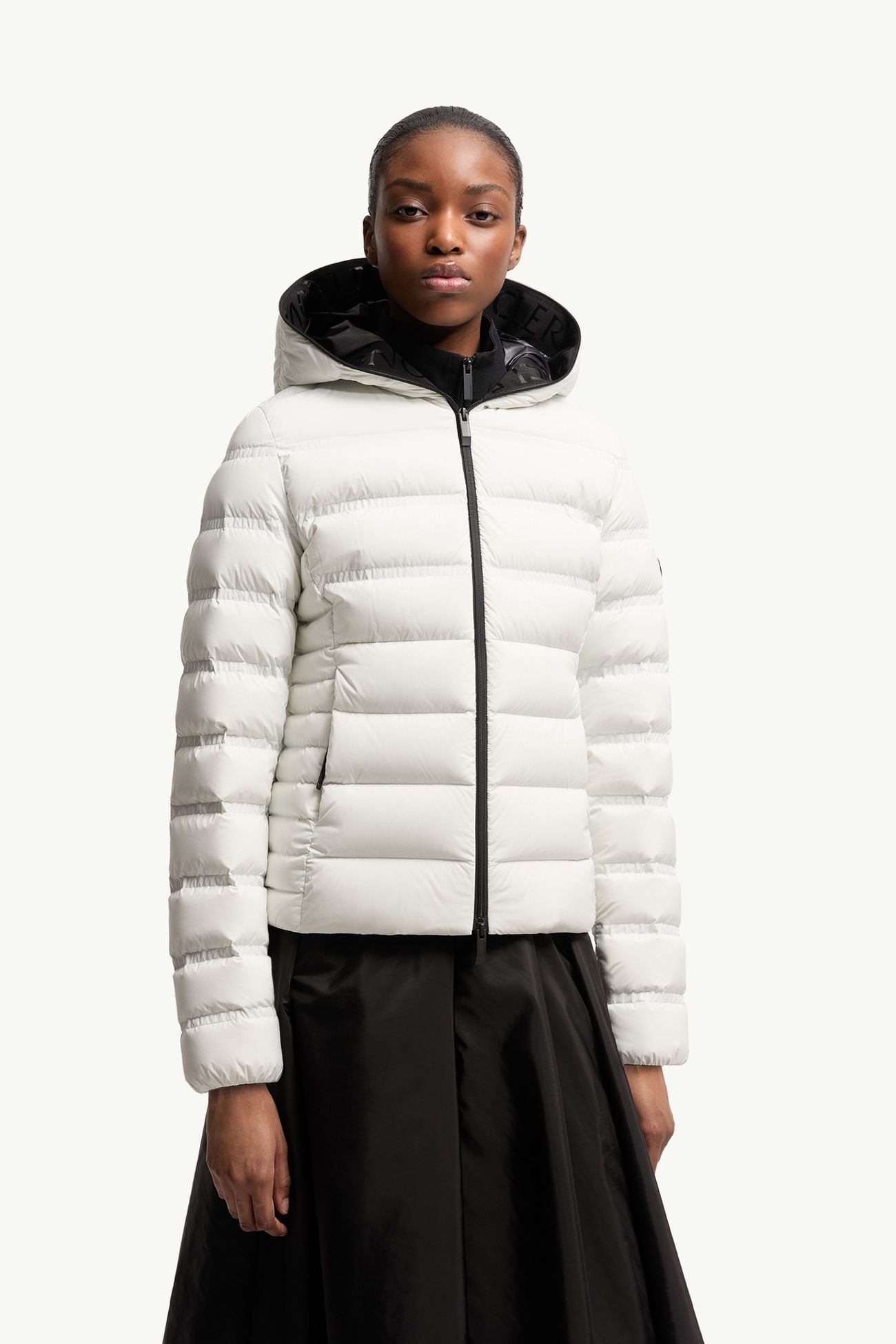 Plumífero corto con capucha Alete Mujer Blanco Moncler 3