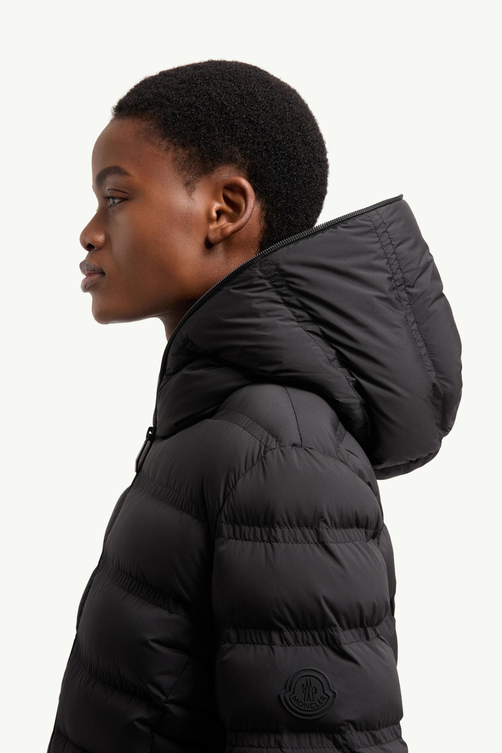 MONCLERLYNXETTEリネッテ フード付きダウンジャケット00size黒 Black Ravignan Gather-Quilted Short Down Jacket - Short Down