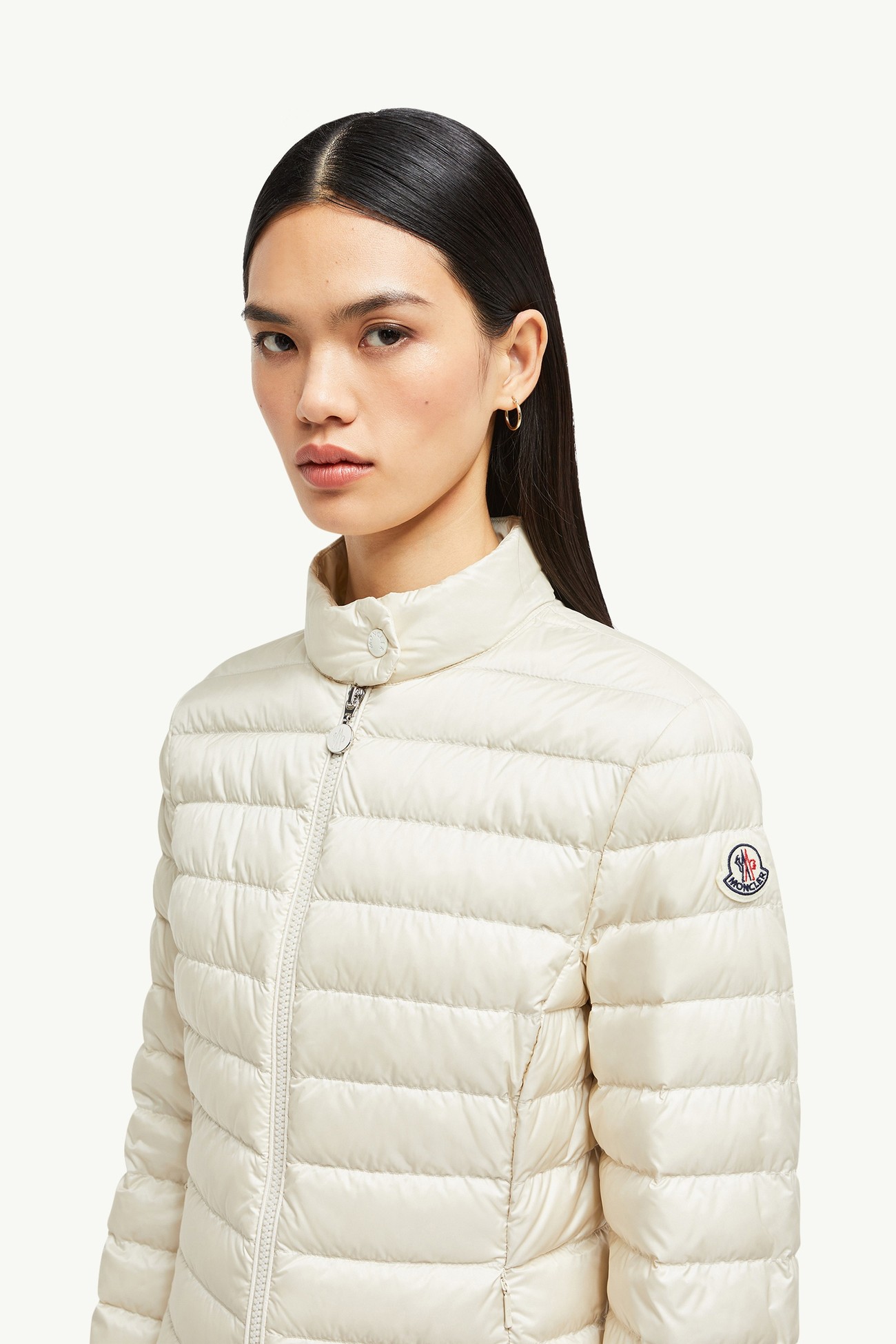 Igelle Short Down Jacket Women White Ivory Moncler 1