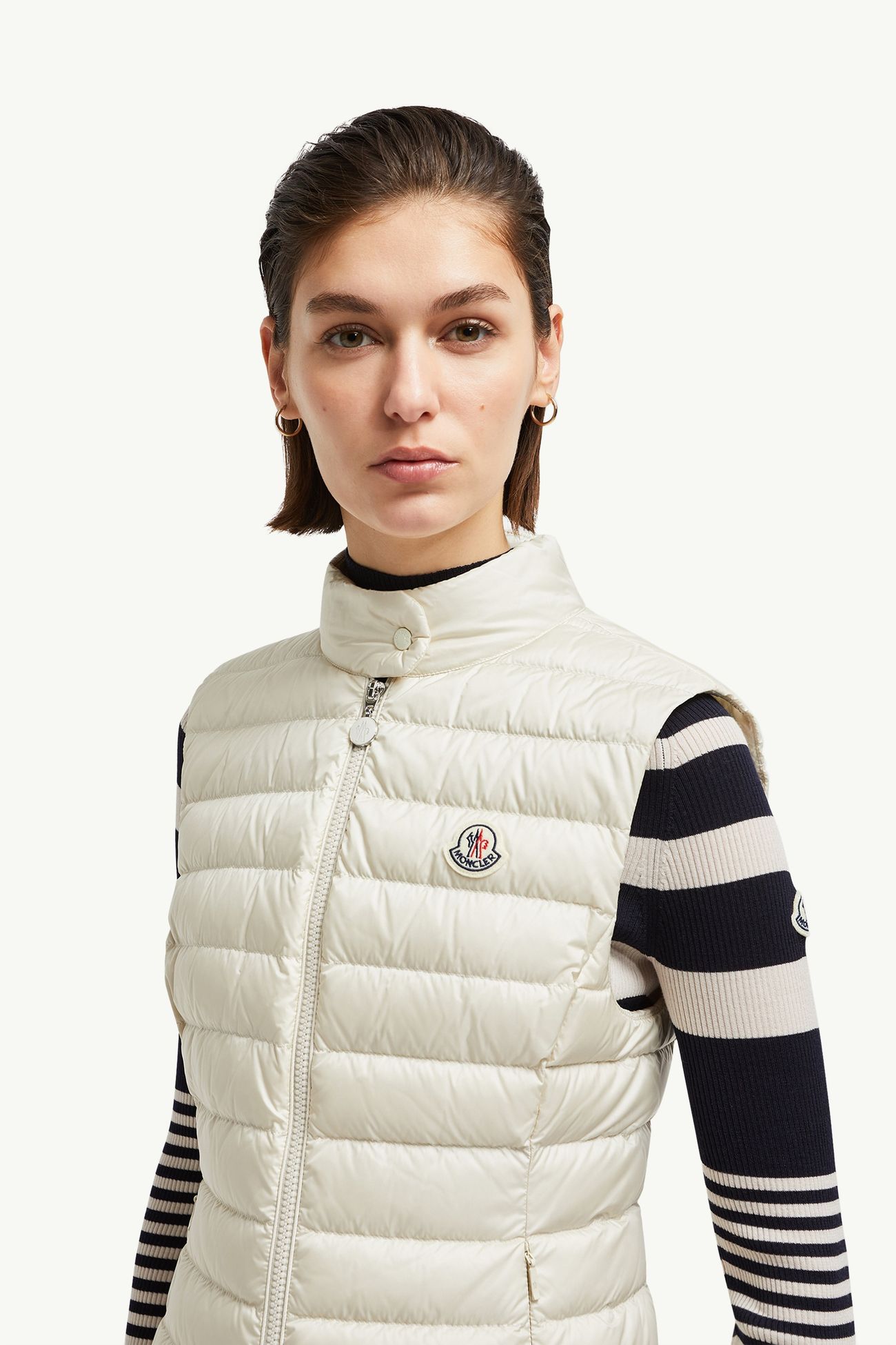 Igens羽絨背心 女士 淺米色 Moncler 1