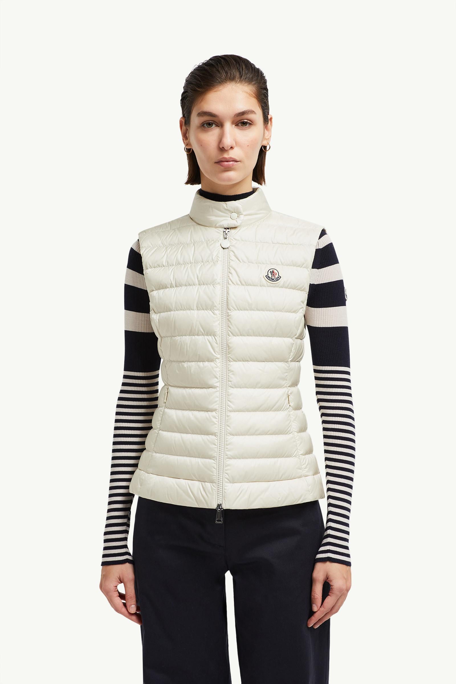 Light Beige Igens Down Vest - Vests for Women | Moncler US