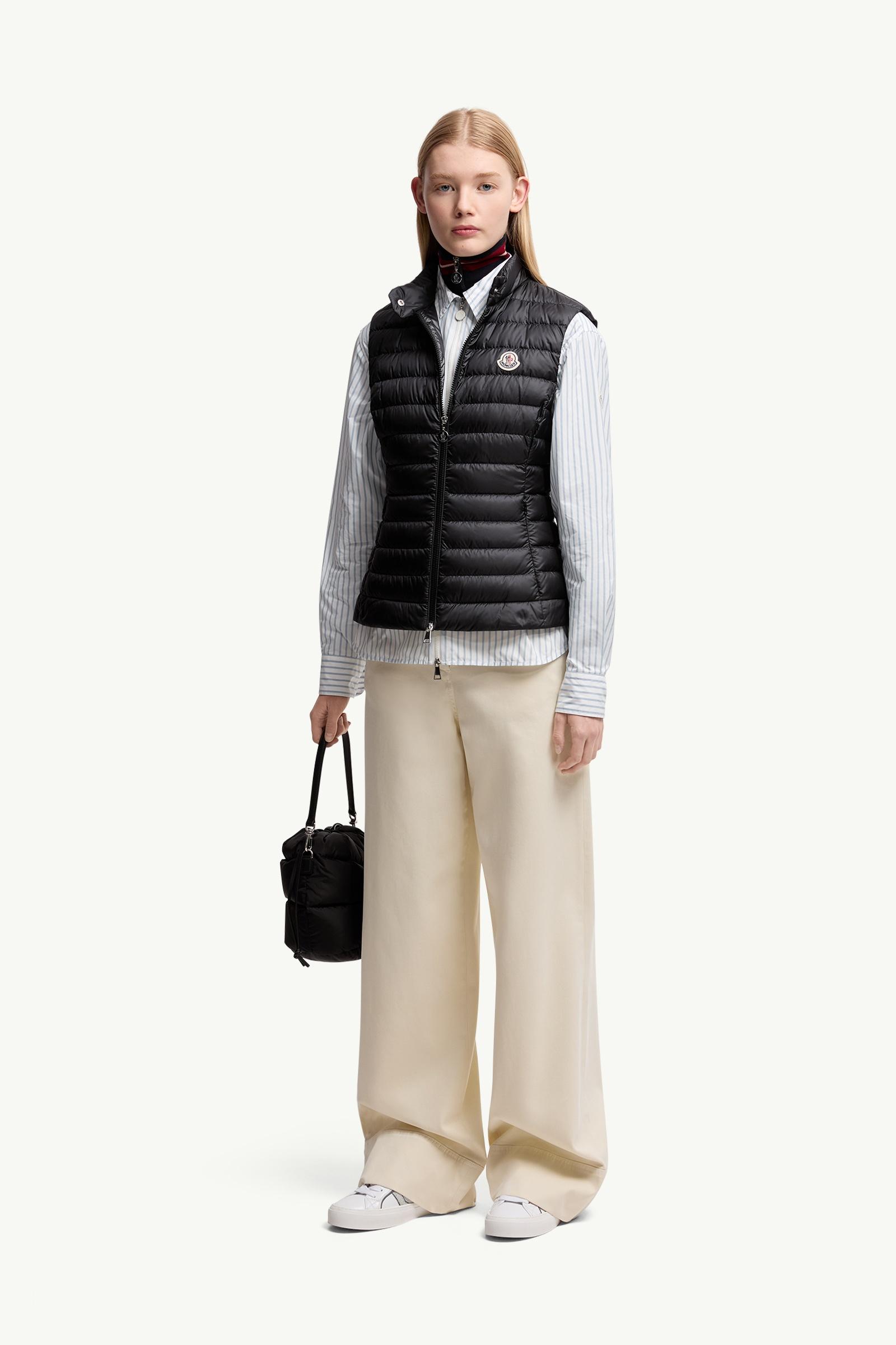 Black Igens Down Vest - Vests for Women | Moncler US