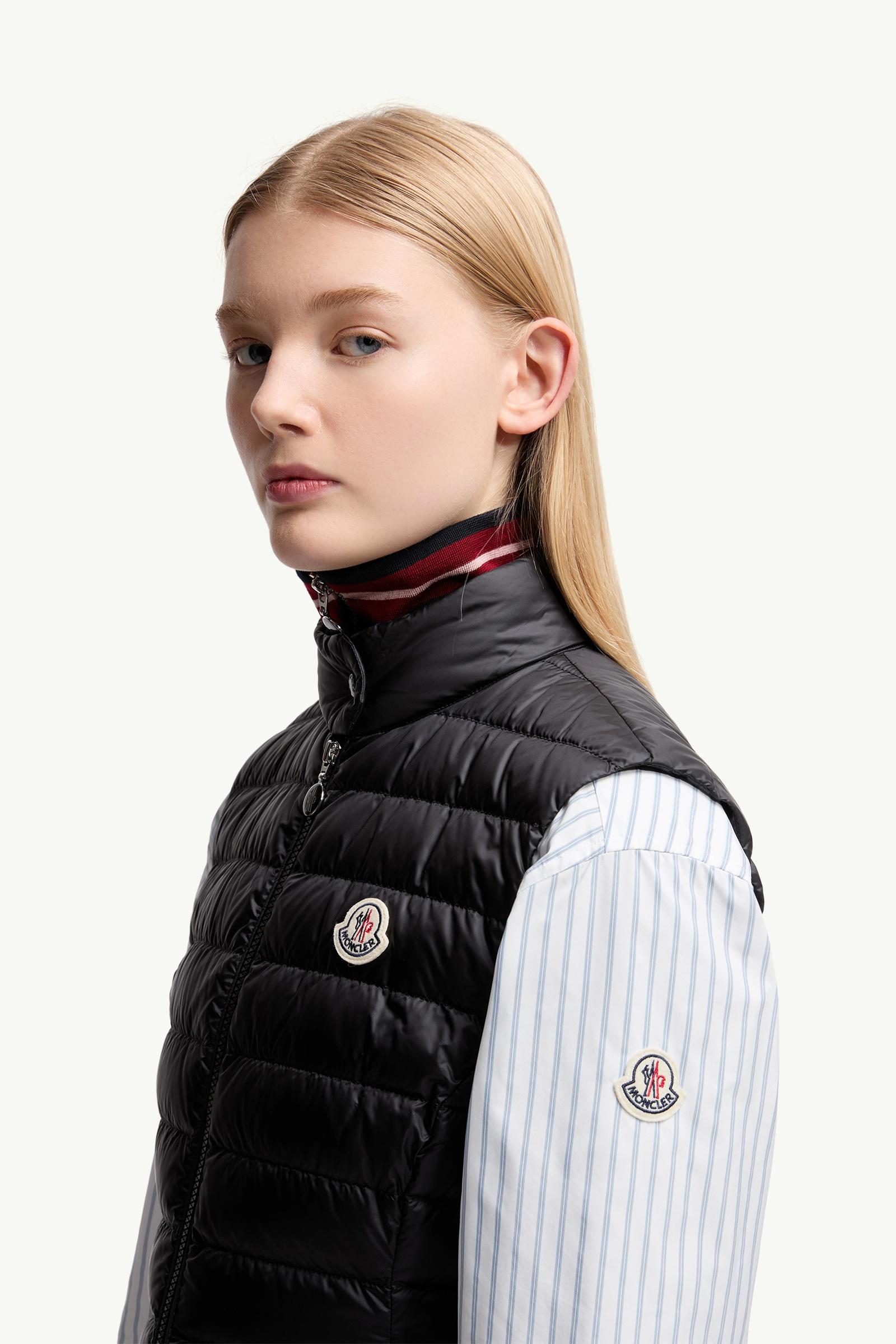 Black Igens Down Vest - Vests for Women | Moncler US