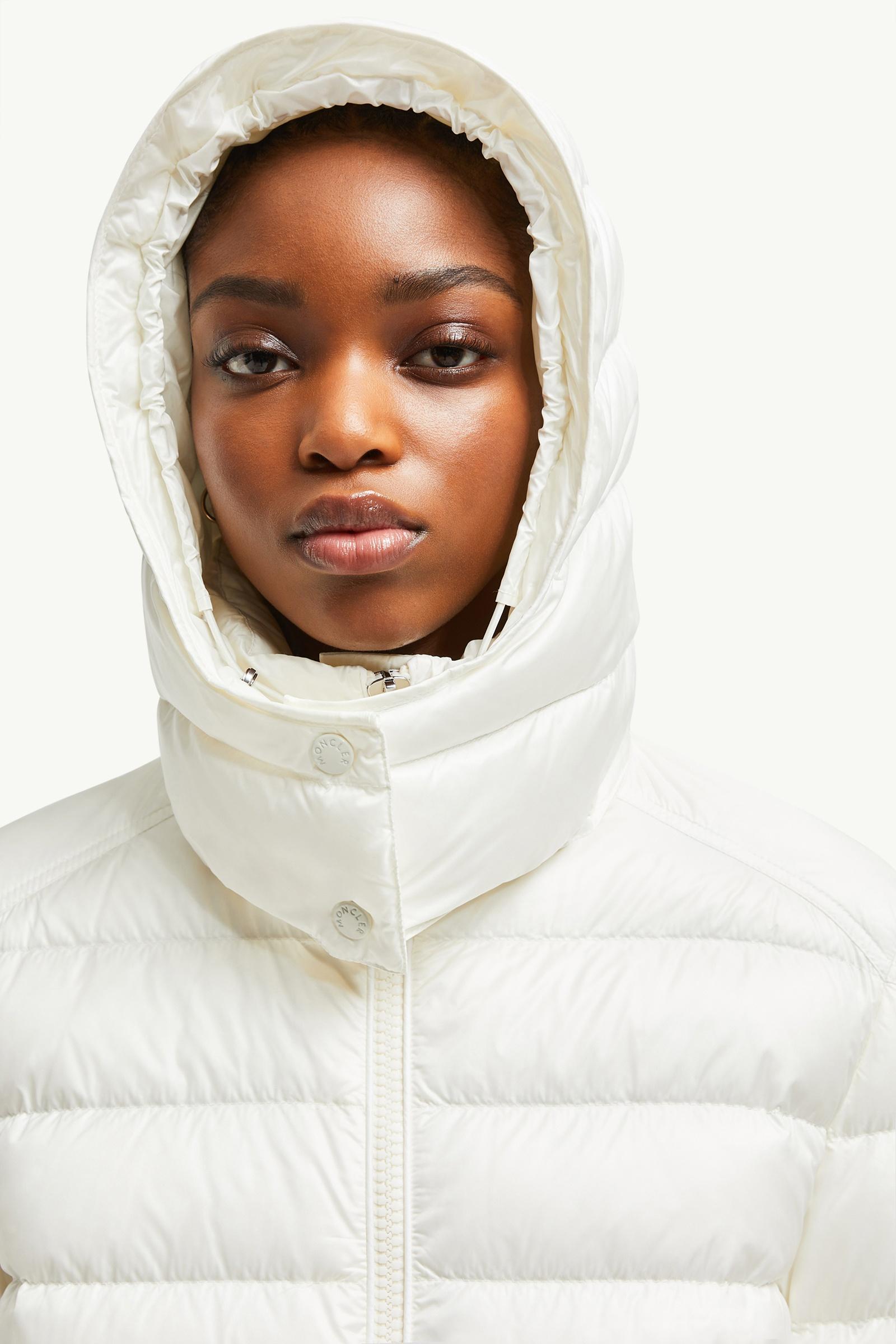 White Dalles Hooded Short Down Jacket - Short Down Jackets for