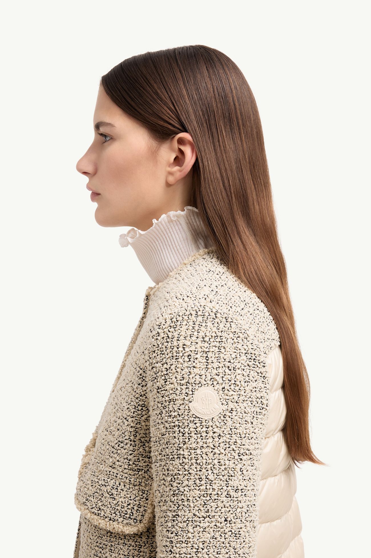 Dauphine ショートダウンジャケット レディース ホワイトアイボリー Moncler 1