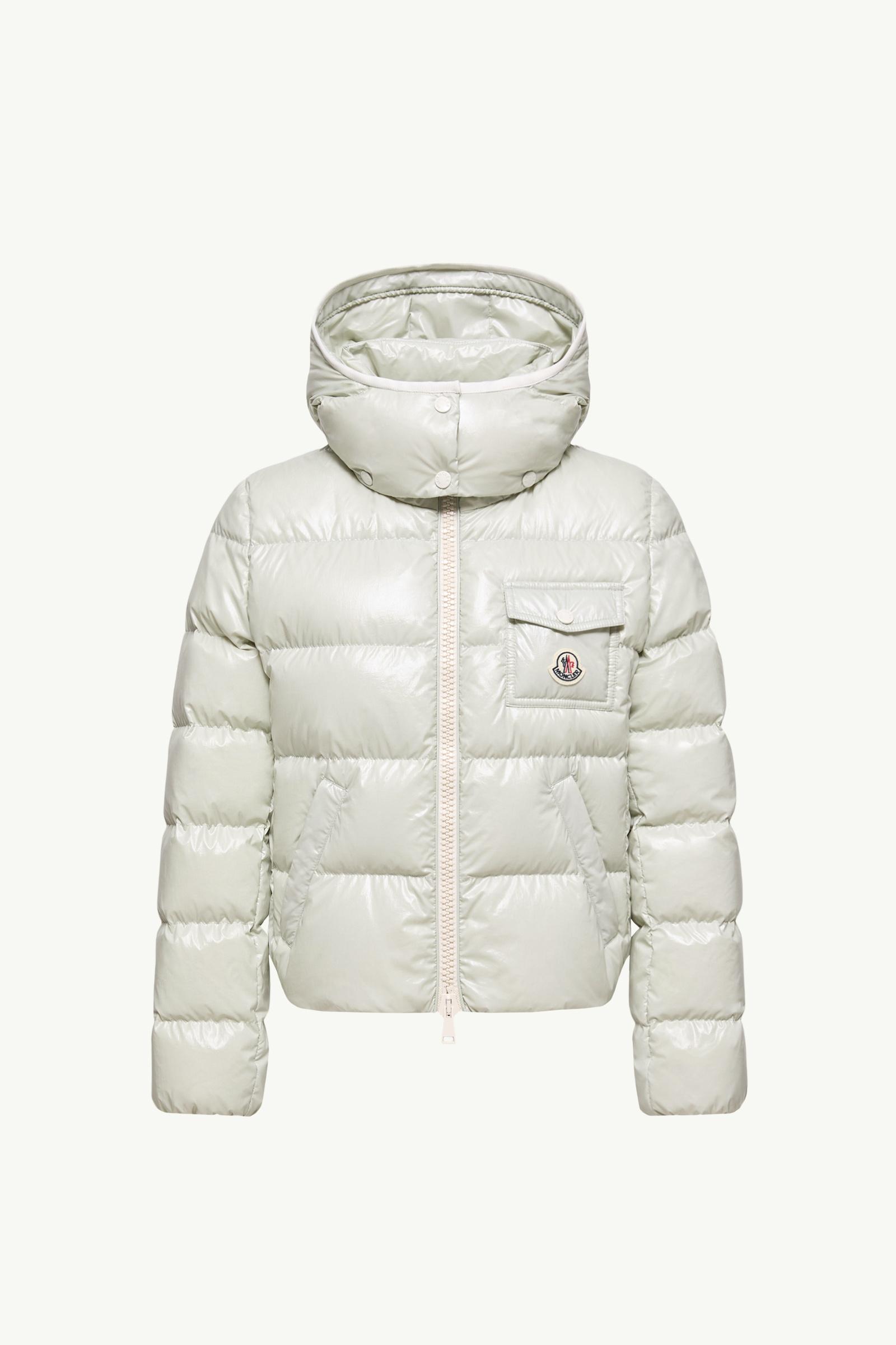 Light Green Andro Hooded Short Down Jacket - Short Down Jackets