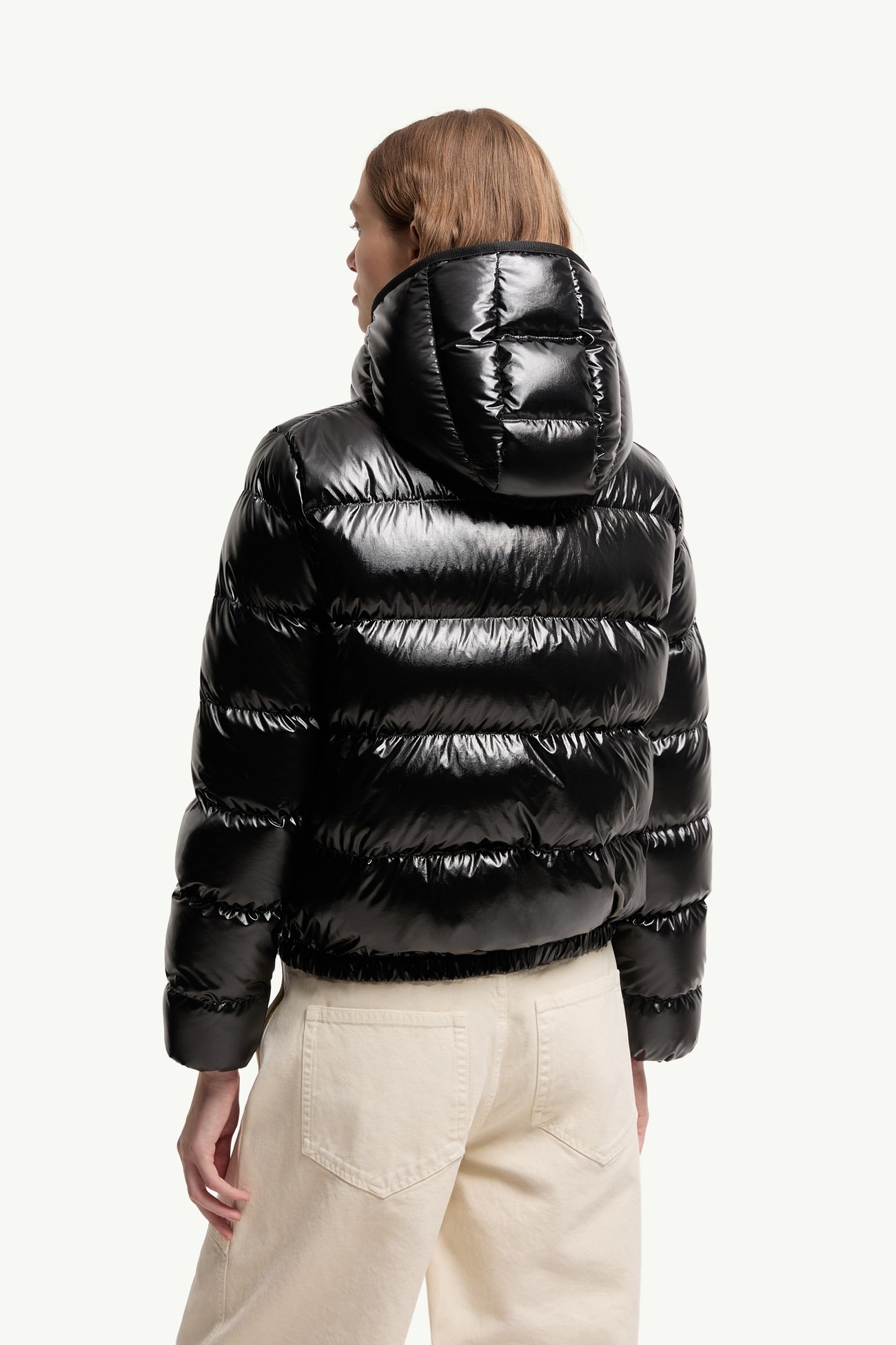 Androショートダウンジャケット レディース ブラック Moncler 4