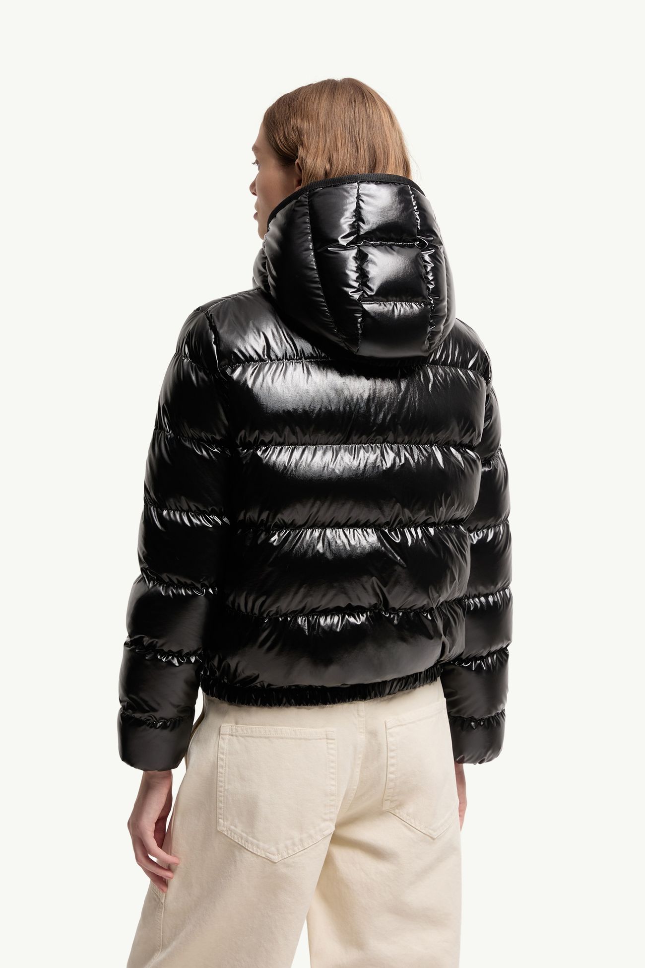 Andro連帽短身羽絨外套 女士 黑色 Moncler 4