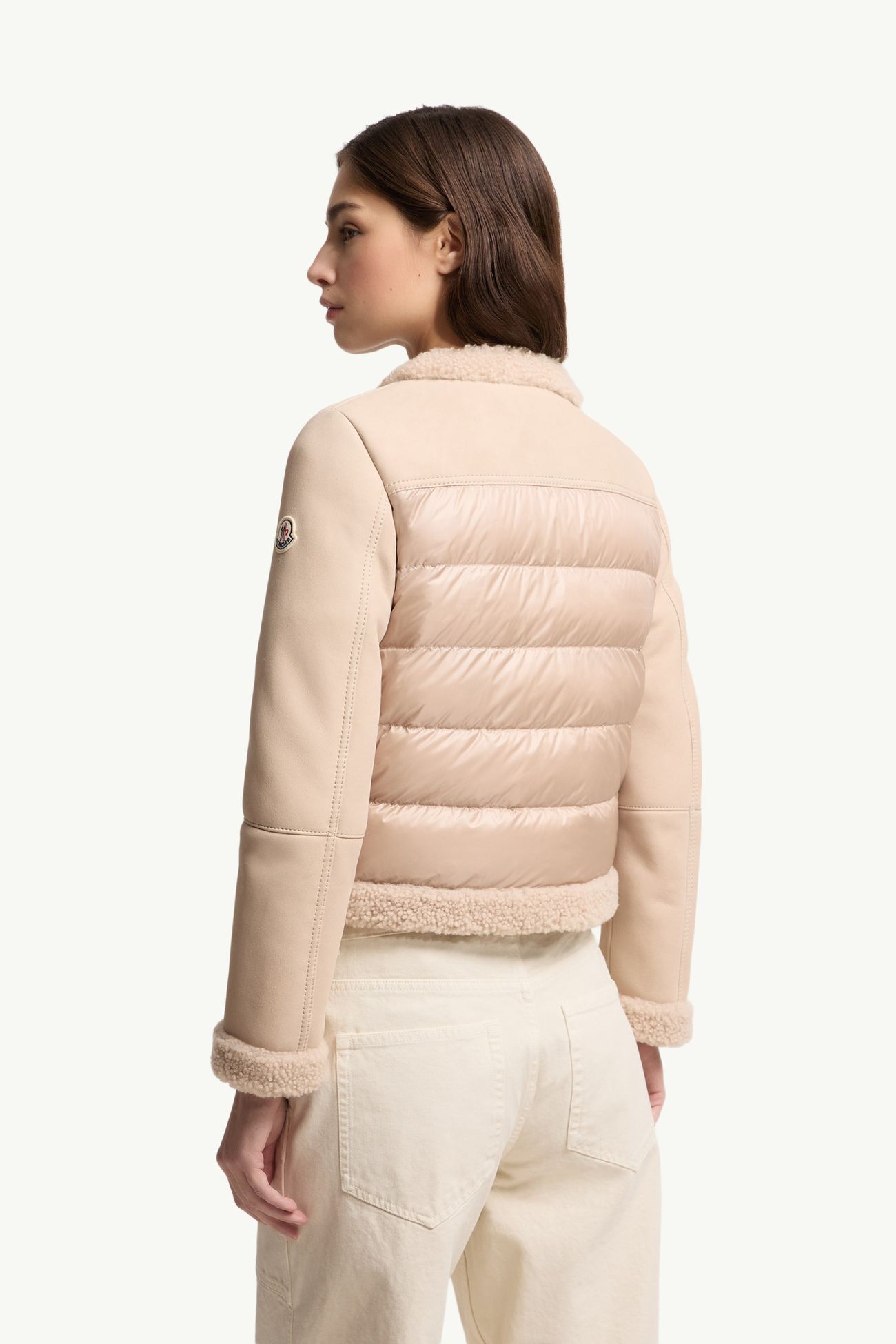 Buis女士羊毛羽绒夹克外套 女士 米色 Moncler 4