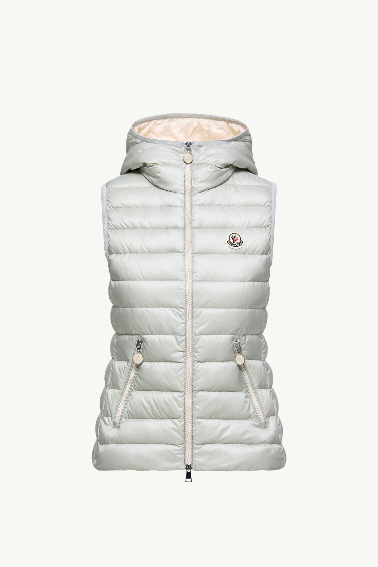 Glycosse連帽羽絨背心 女士 灰色 Moncler 2