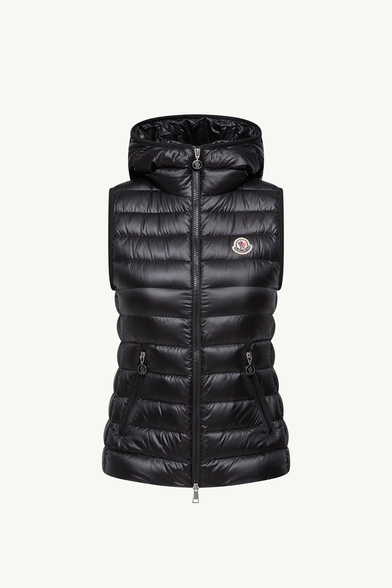 Glygosse Daunenweste mit Kapuze Damen Schwarz Moncler 2