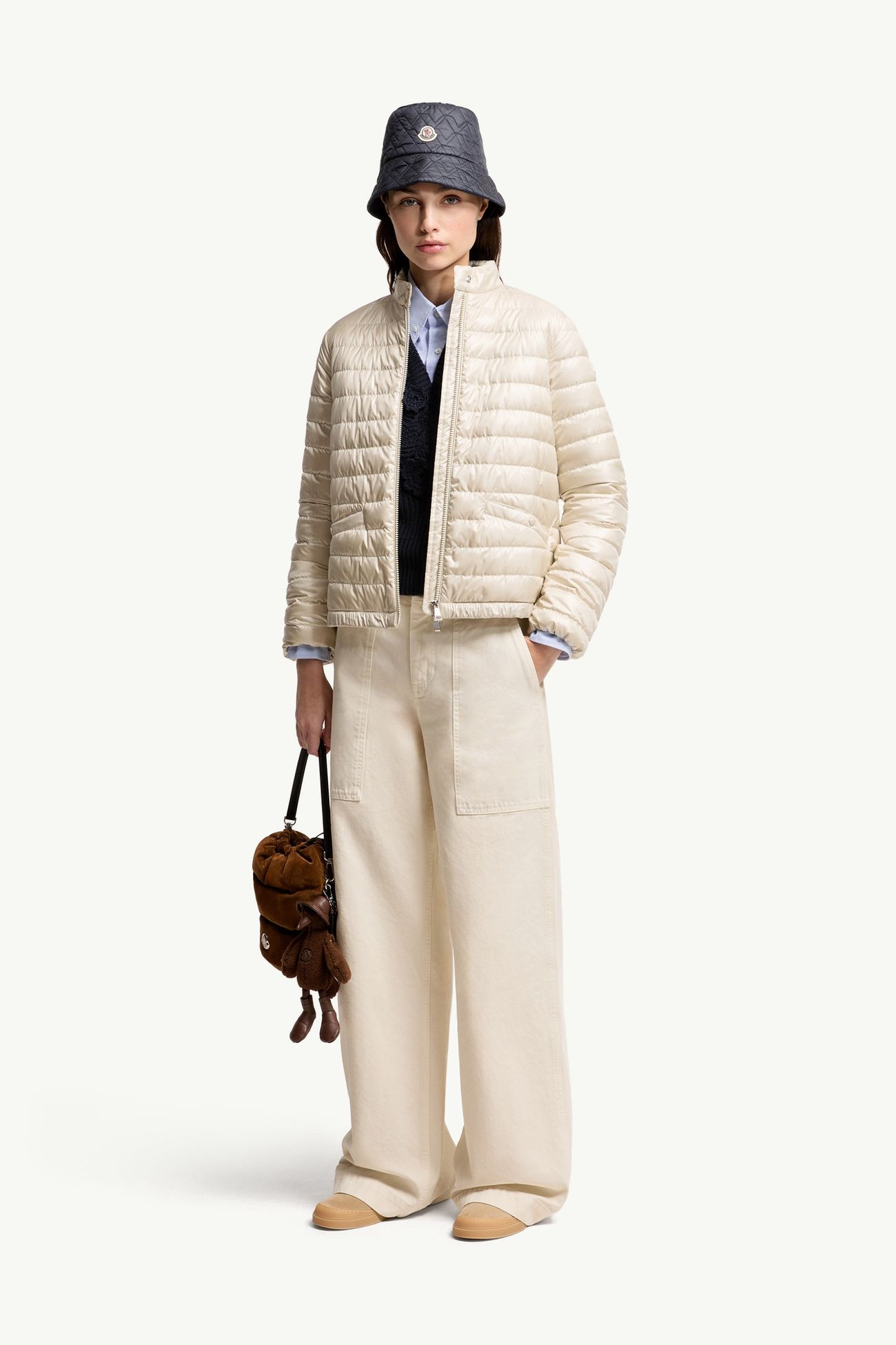 Azalee 쇼트 다운 재킷 여성 화이트 Moncler 0