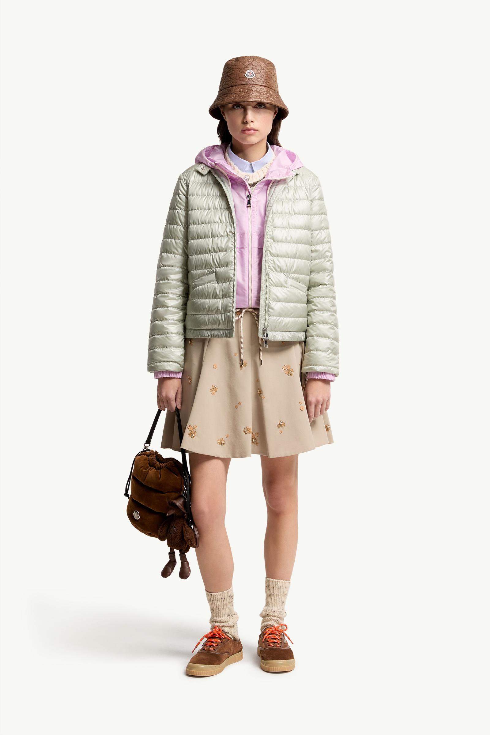 Light Green Azalee Short Down Jacket - Short Down Jackets for