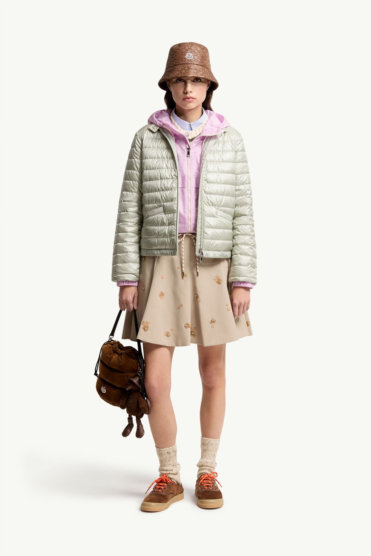 Azalee 쇼트 다운 재킷 여성 라이트 그린 Moncler 0