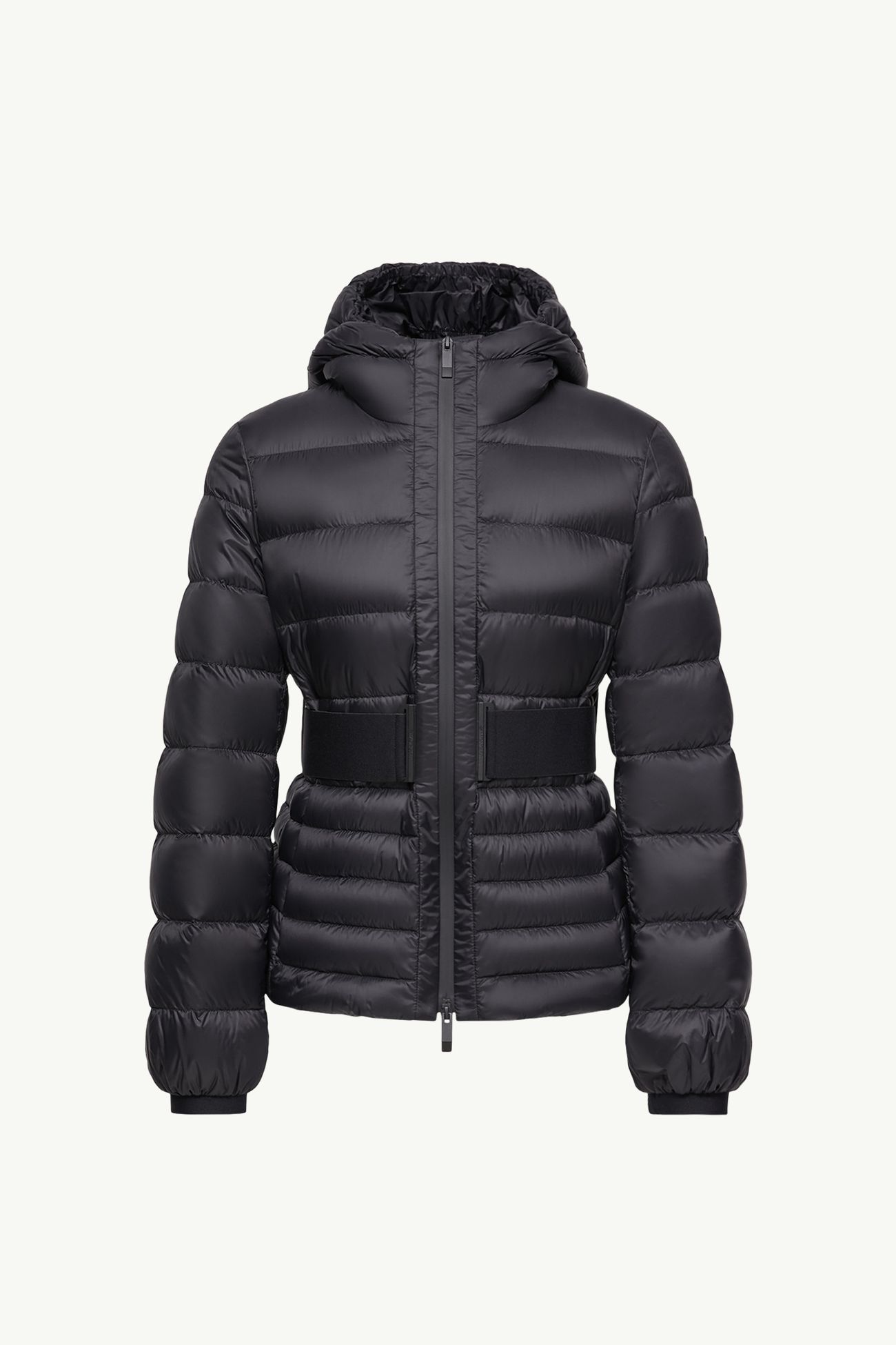 Magnolia Hooded Short Down Jacket Women Black Moncler 2