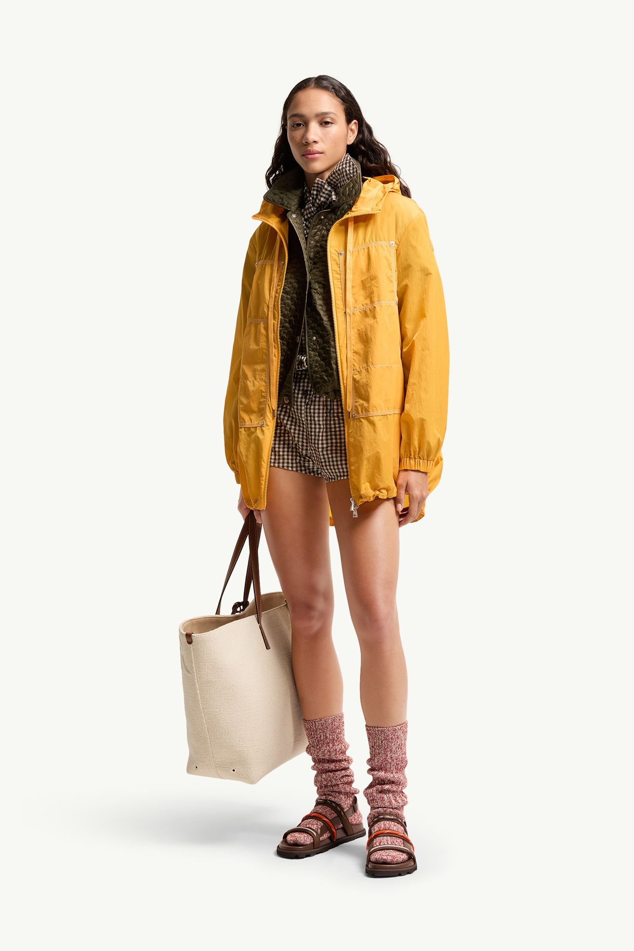 Chaqueta impermeable Alkes Mujer Amarillo Moncler 0