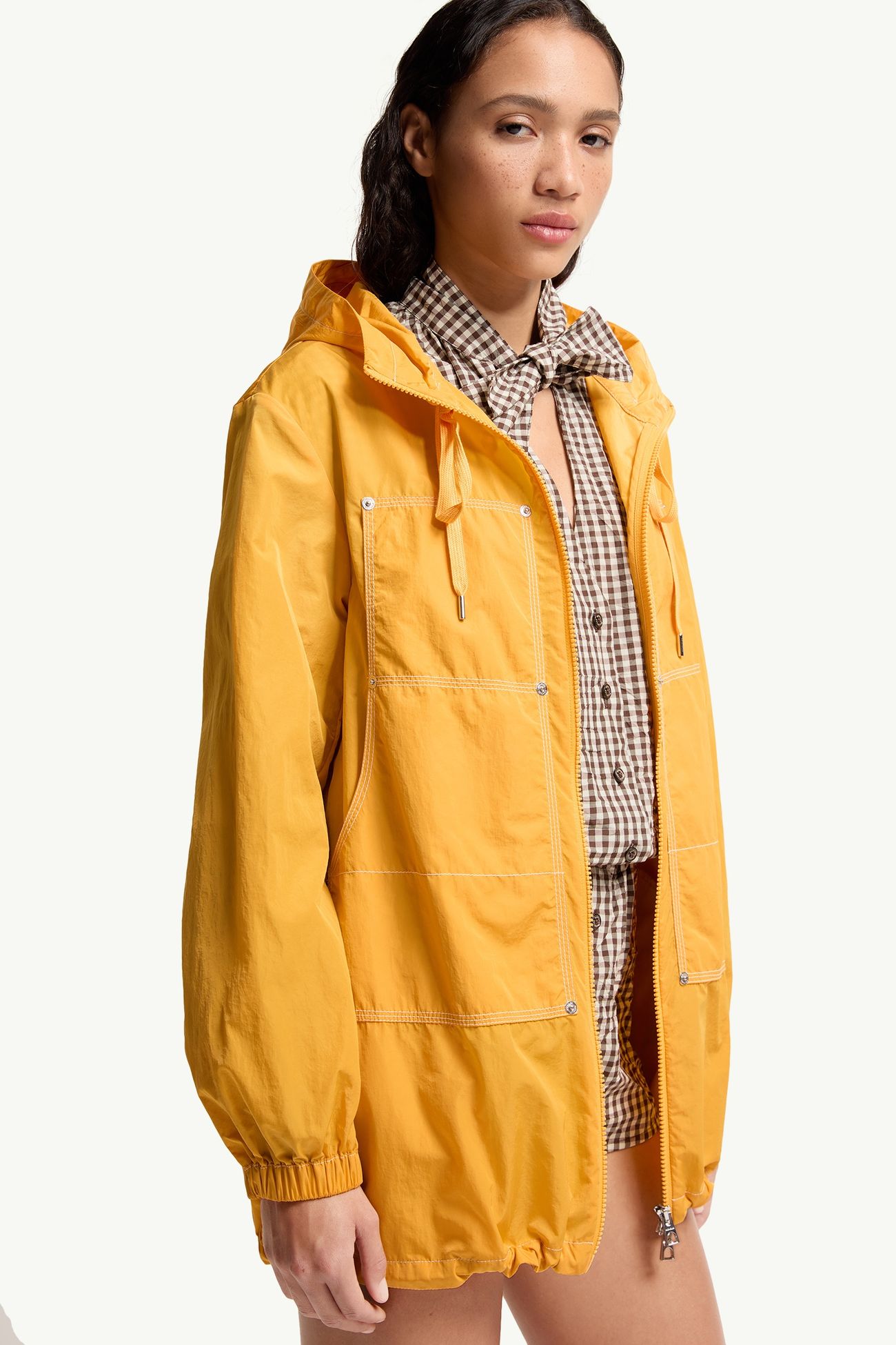 Chaqueta con capucha Alkes Mujer Amarillo Moncler 5