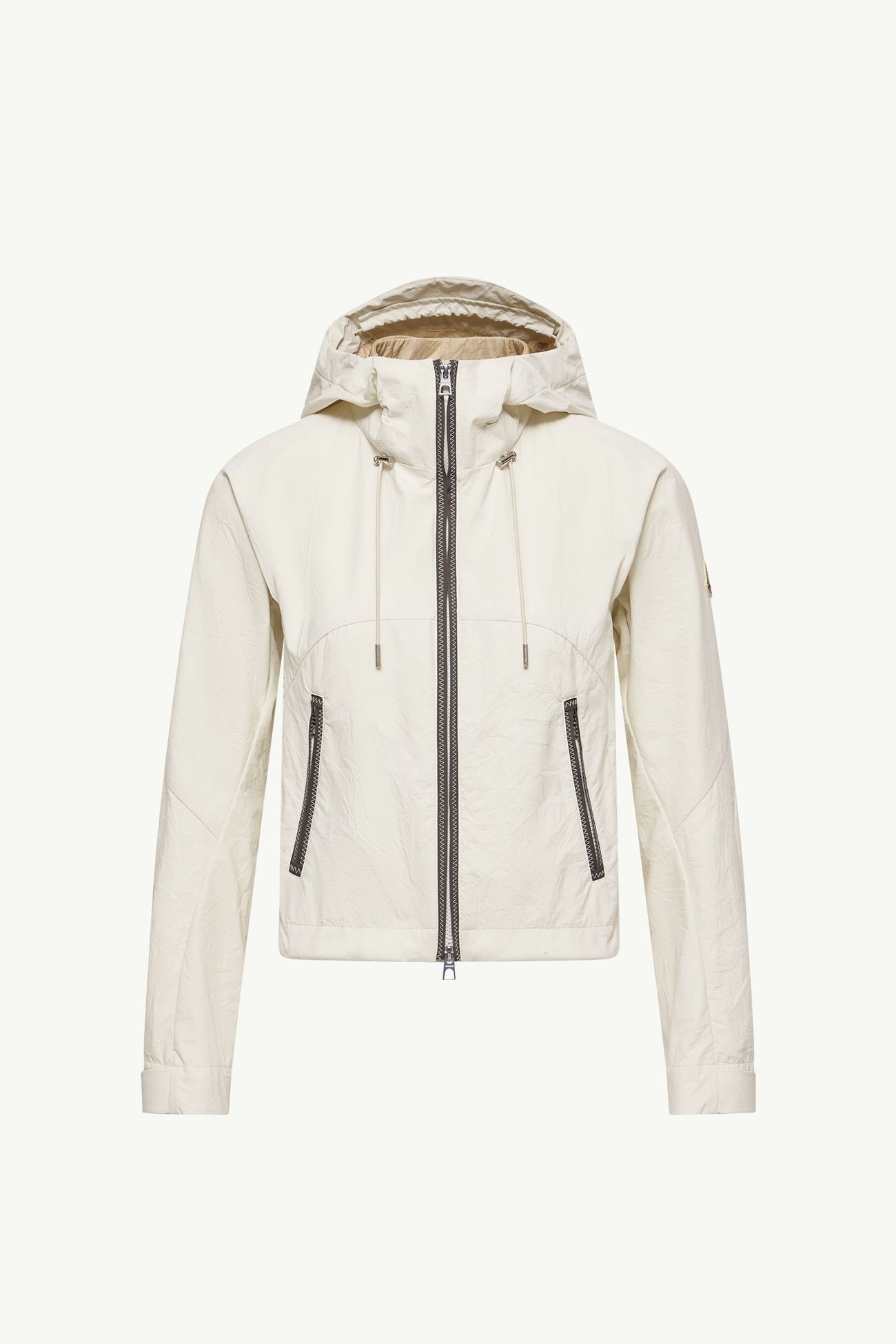 Chaqueta con capucha Lasanca Mujer Blanco Marfil Moncler 2